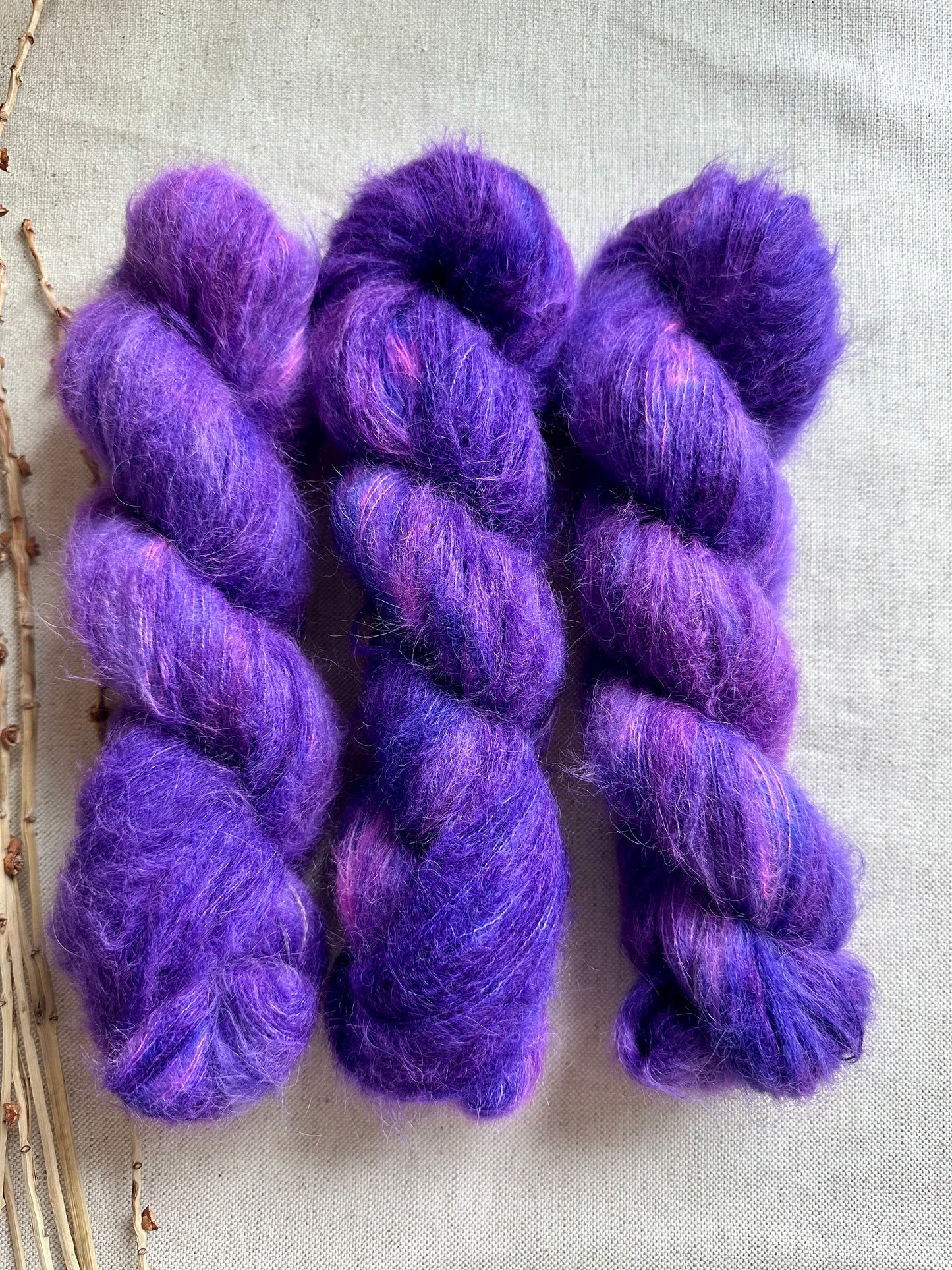 Pop Goes The Purple Suri Alpaca Silk