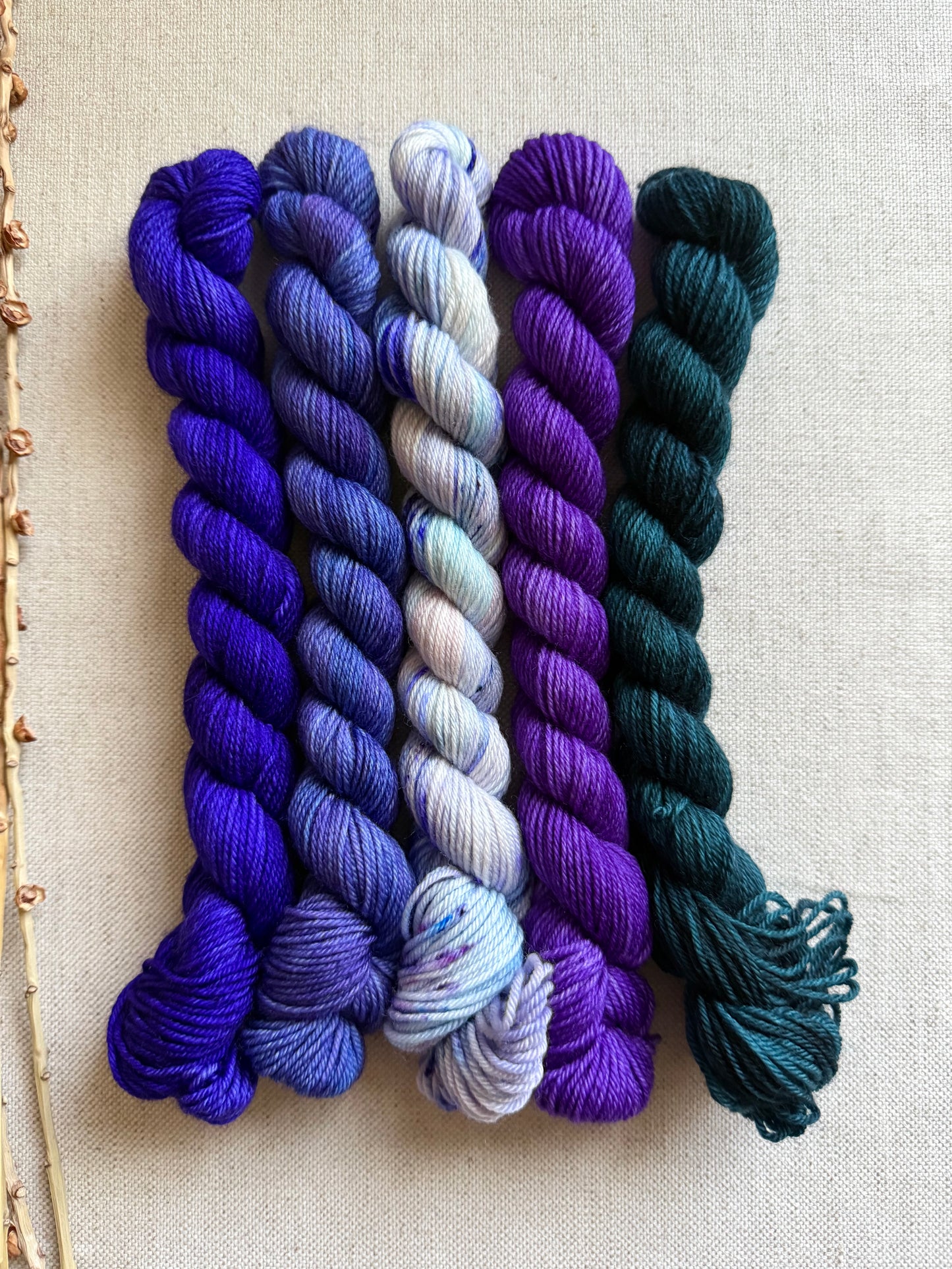 Polar Nights - SW Merino Nylon Mini Skein Set