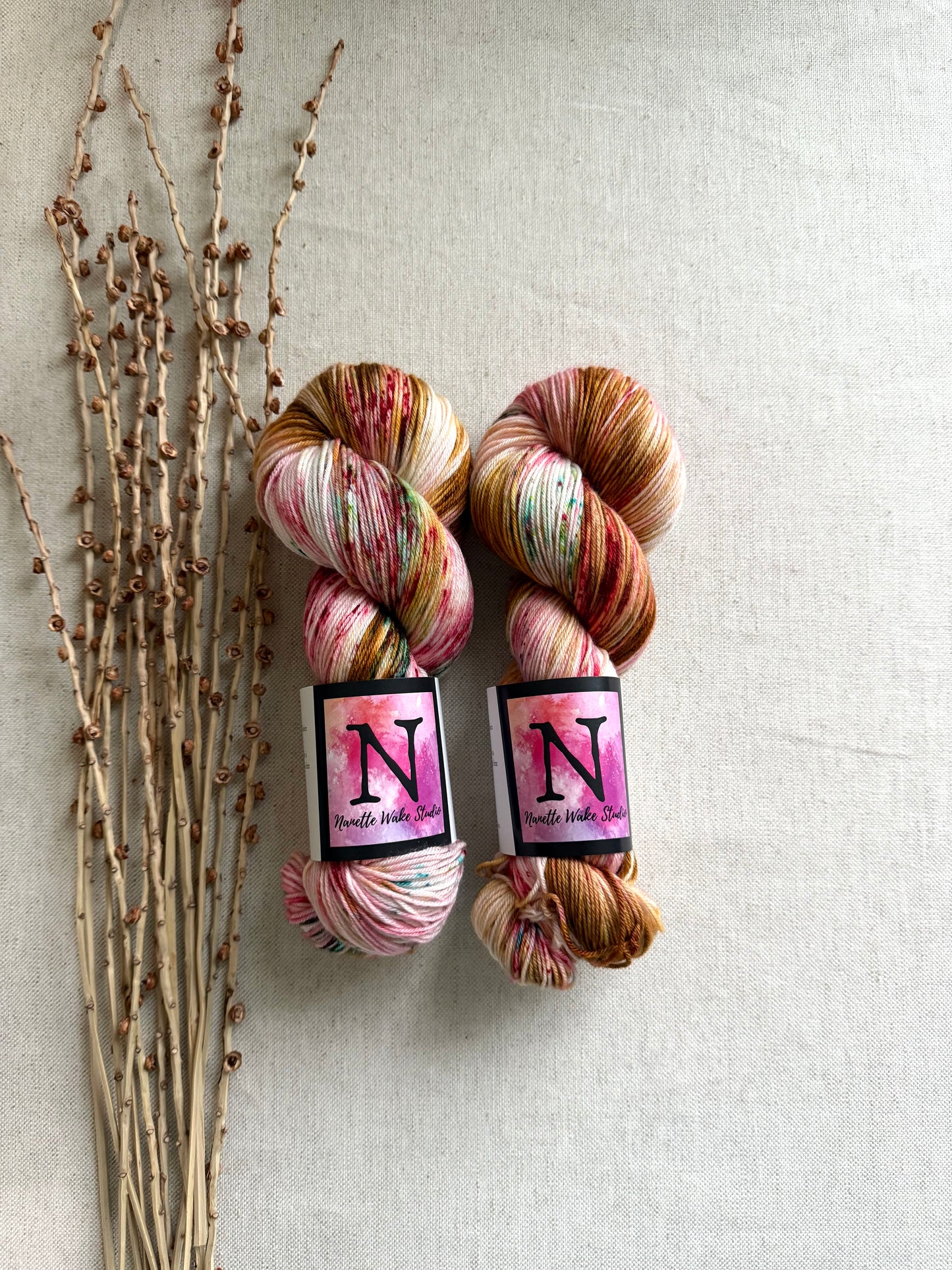 Gingerbread House SW Merino Nylon Yarn