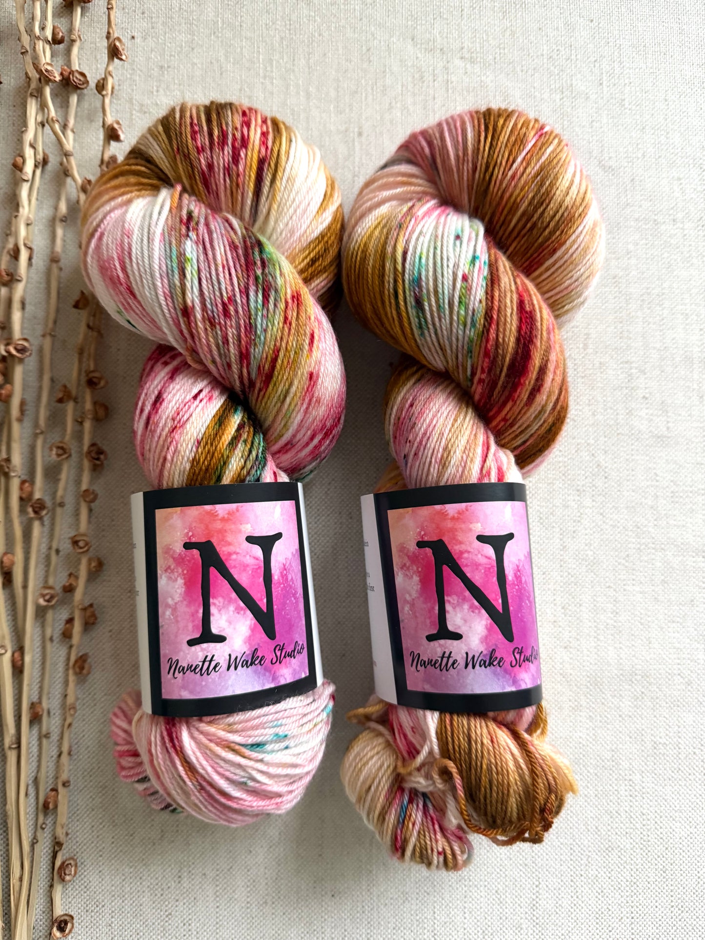 Gingerbread House SW Merino Nylon Yarn