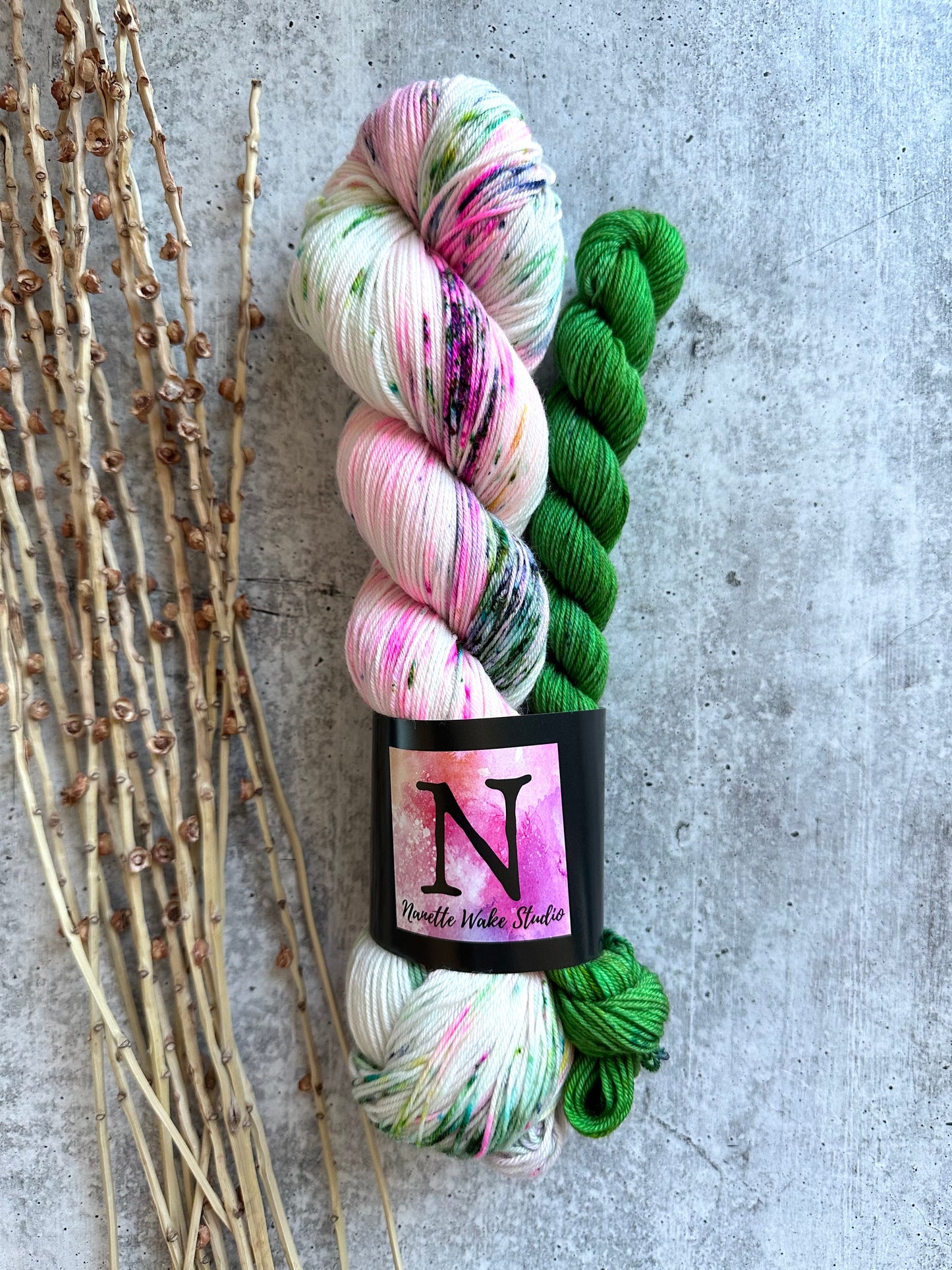 Lime Punch Sock Set