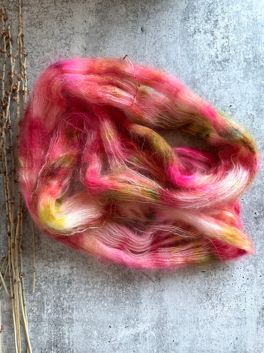Sleigh Bells Kid Mohair Silk Yarn