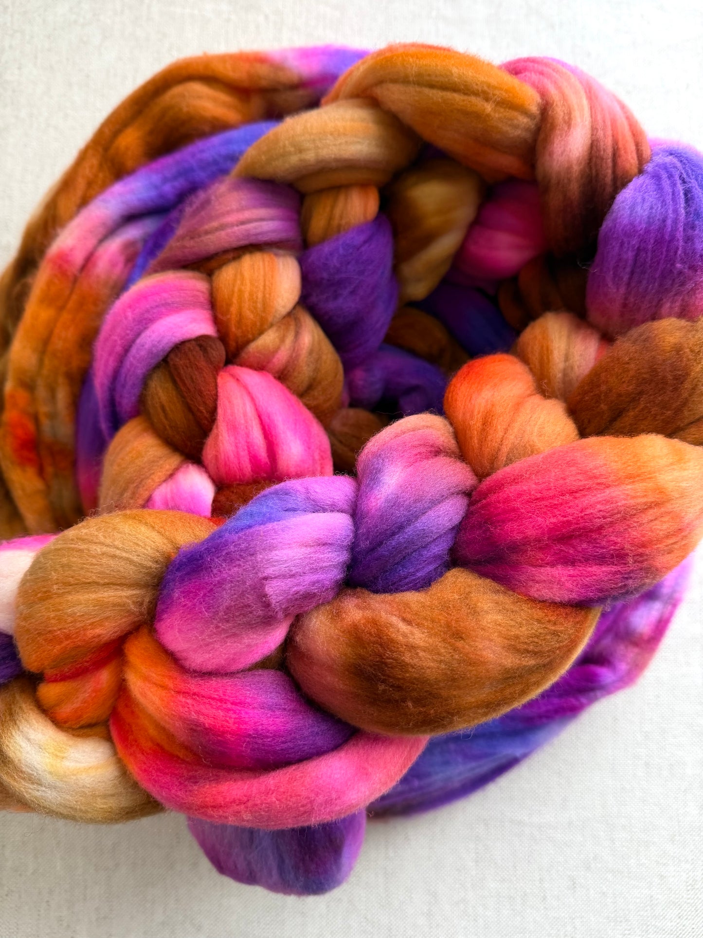 Hog Pile Rambouillet Top Spinning Fiber