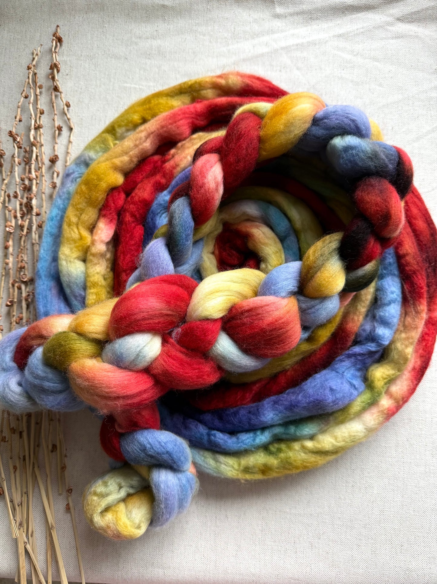 Howdy Partner 20mic Falkland Merino Top Spinning Fiber