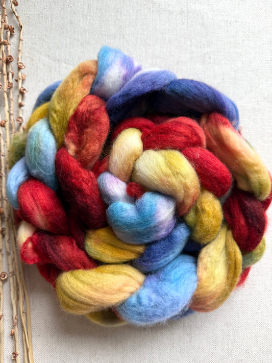 Howdy Partner 20mic Falkland Merino Top Spinning Fiber