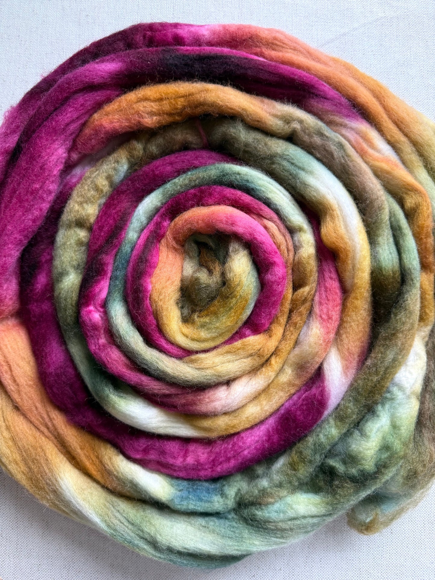 Victorian Christmas Merino Top Spinning Fiber