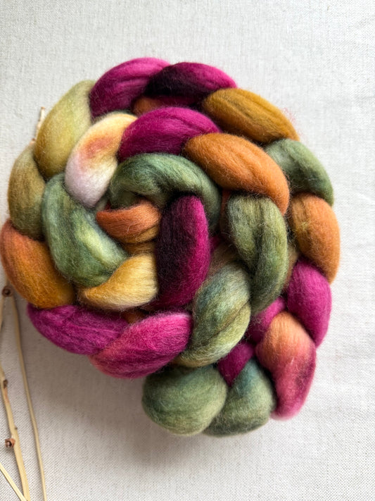 Victorian Christmas Merino Top Spinning Fiber