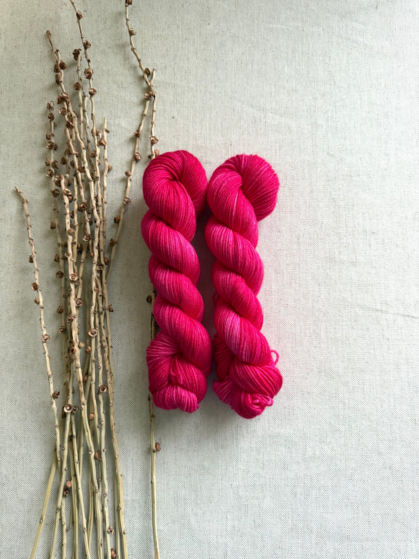 Distressed Fuchsia SW Merino Nylon 50g Skein