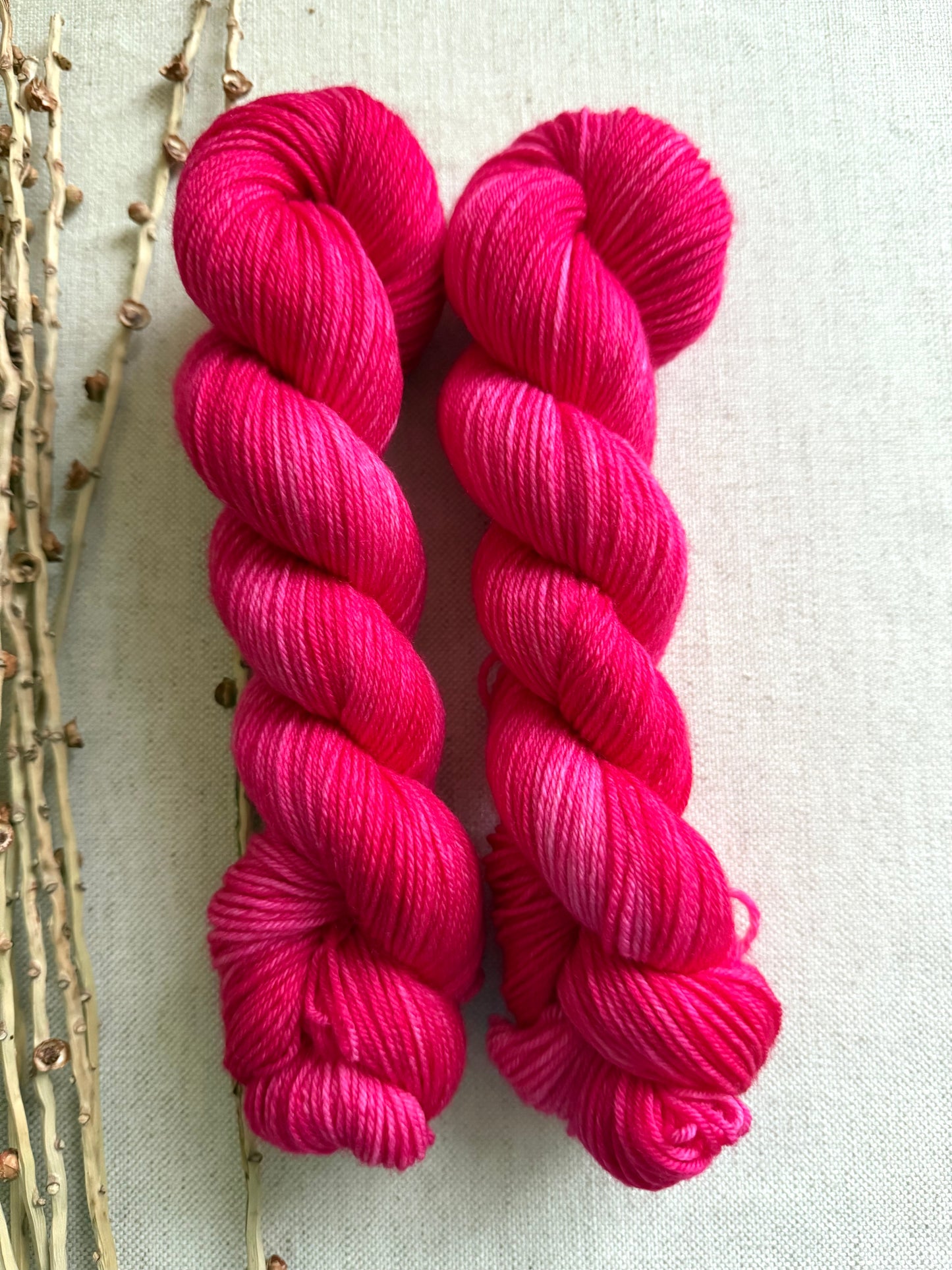 Distressed Fuchsia SW Merino Nylon 50g Skein