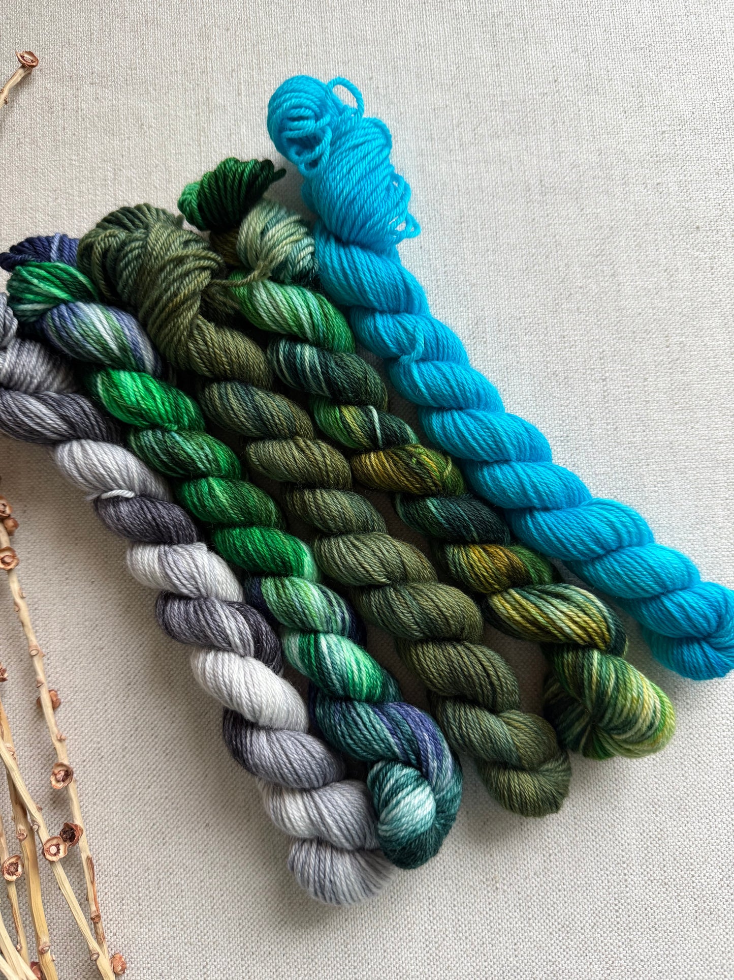 Oogie Man - SW Merino Nylon Mini Skein Set