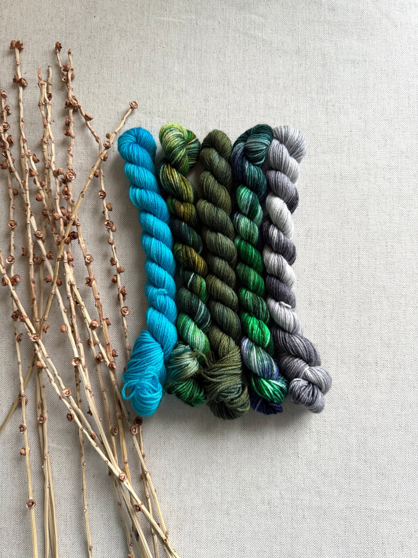 Oogie Man - SW Merino Nylon Mini Skein Set