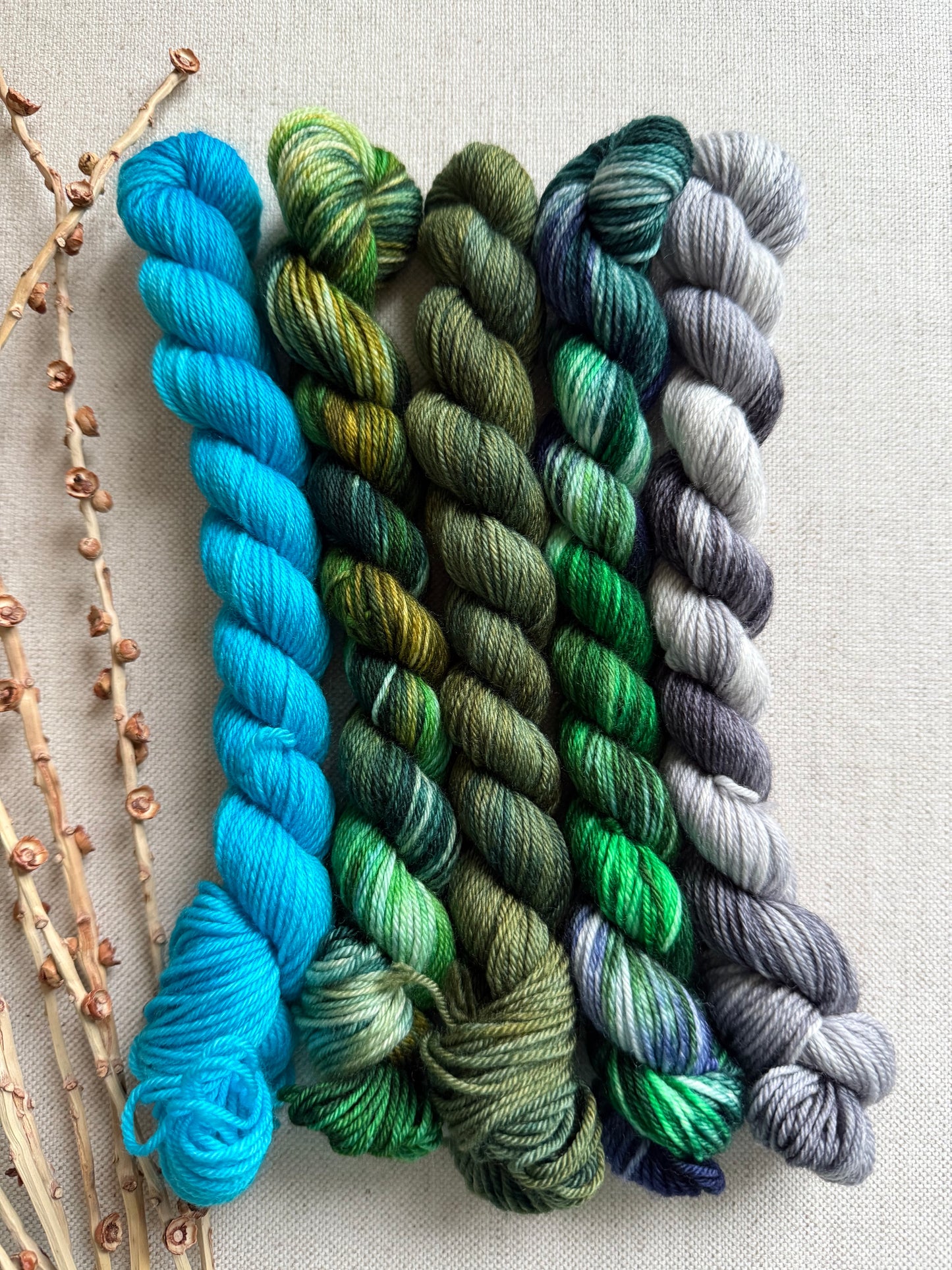 Oogie Man - SW Merino Nylon Mini Skein Set