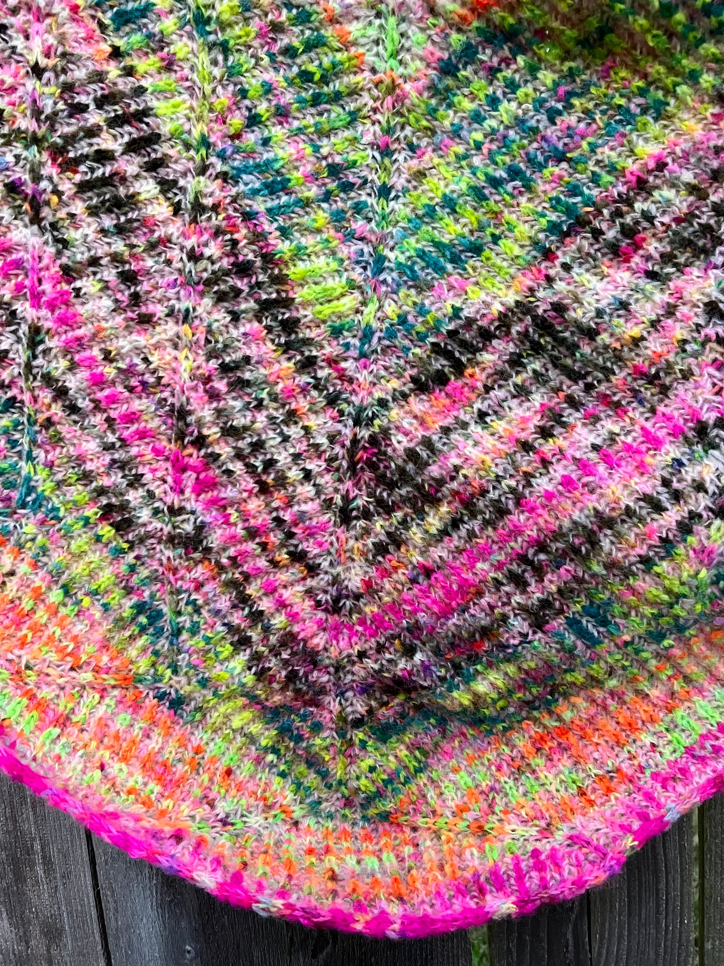 Multi-Colored Large Shawl