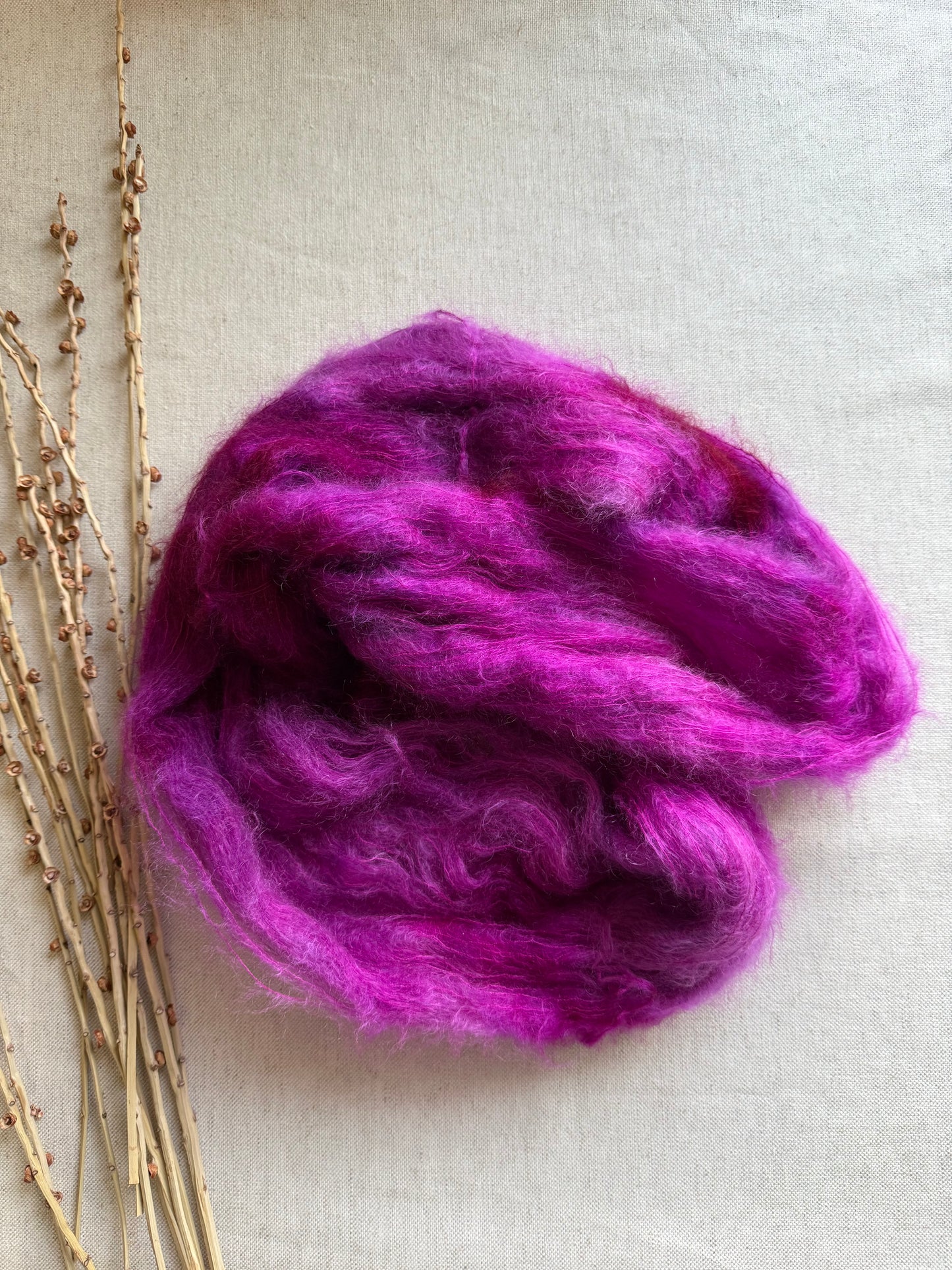 Berry Crush Kid Mohair Silk