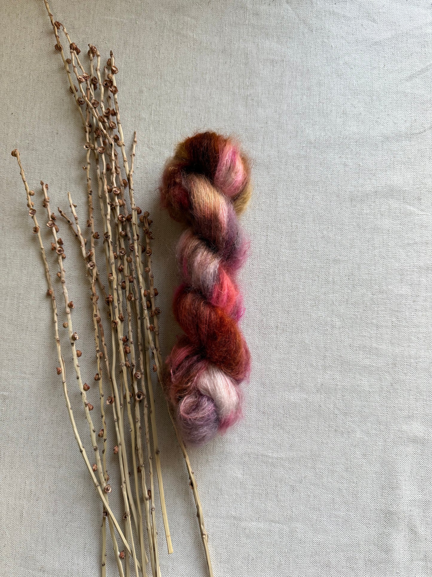 Rum Raisin Kid Mohair Silk