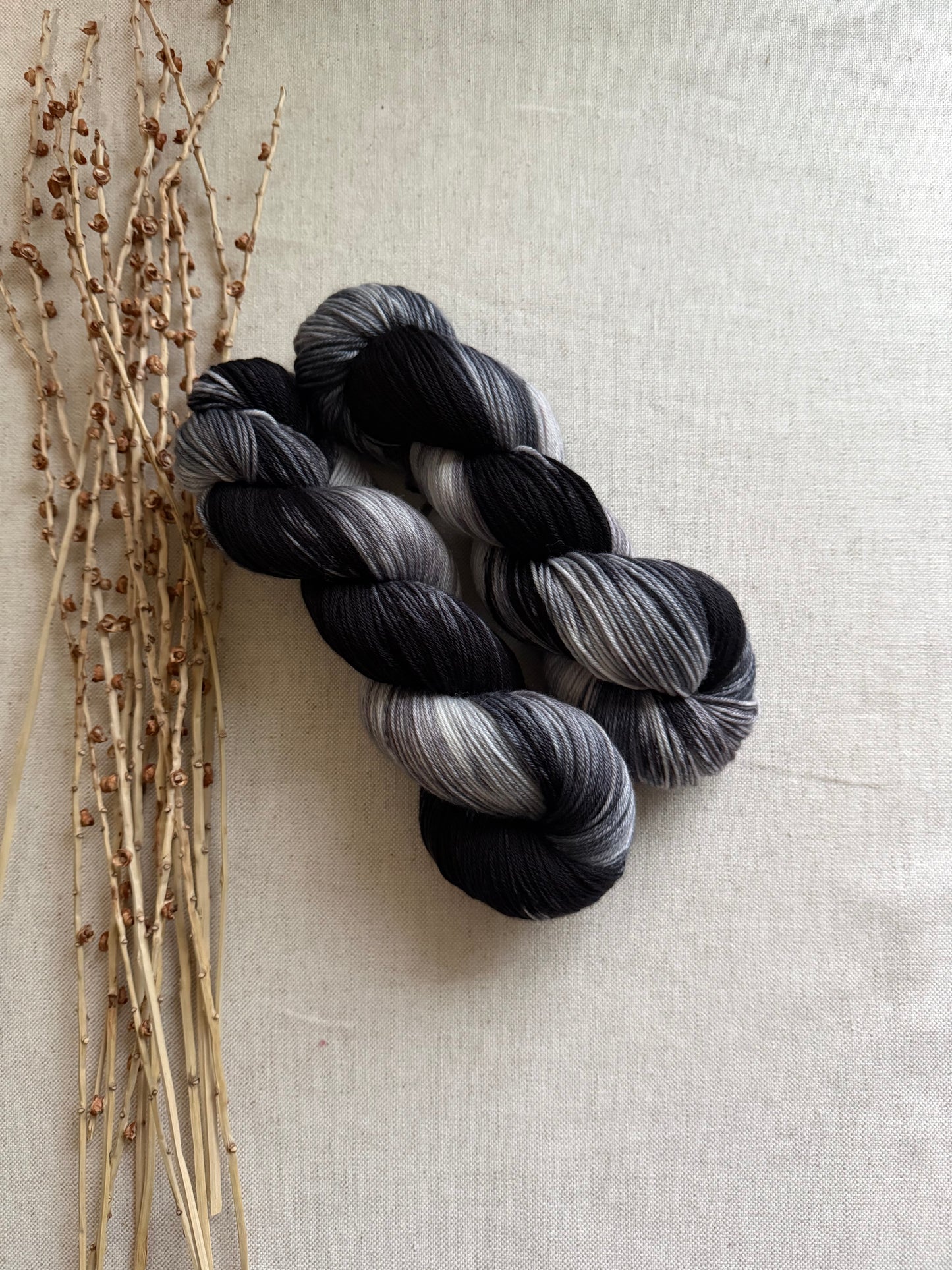 The Ink Is Black SW Merino Nylon Yarn