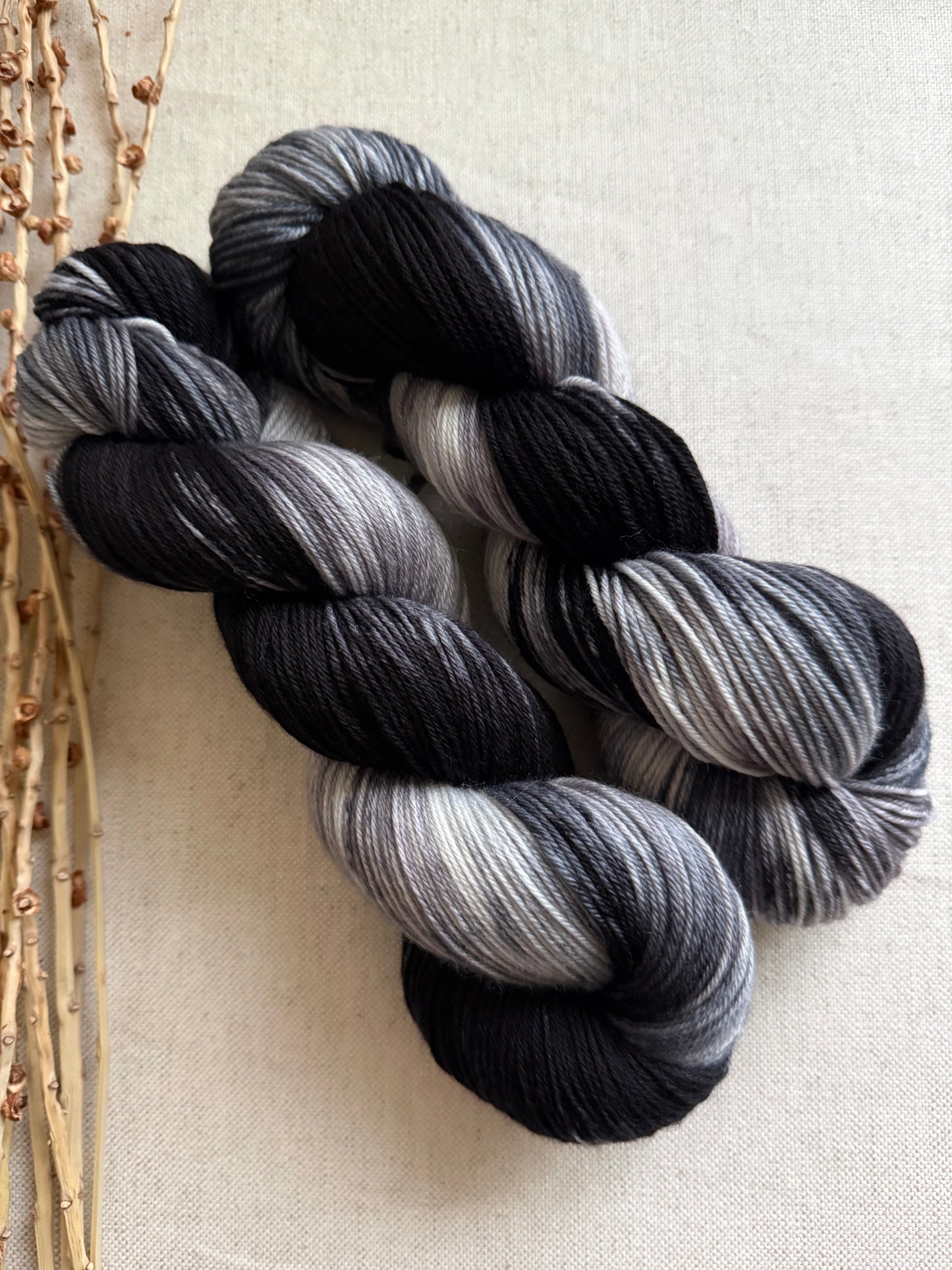 The Ink Is Black SW Merino Nylon Yarn