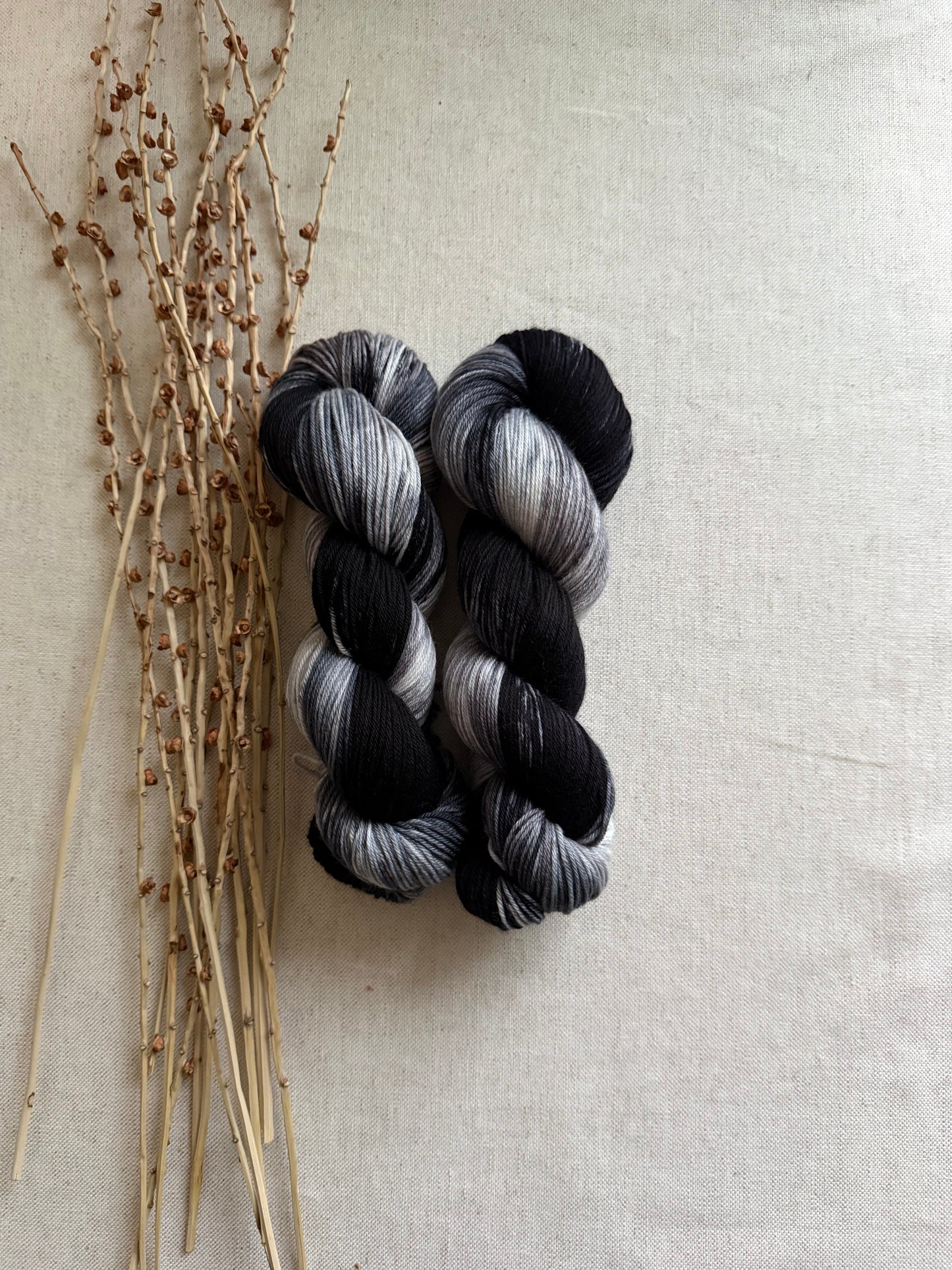 The Ink Is Black SW Merino Nylon Yarn