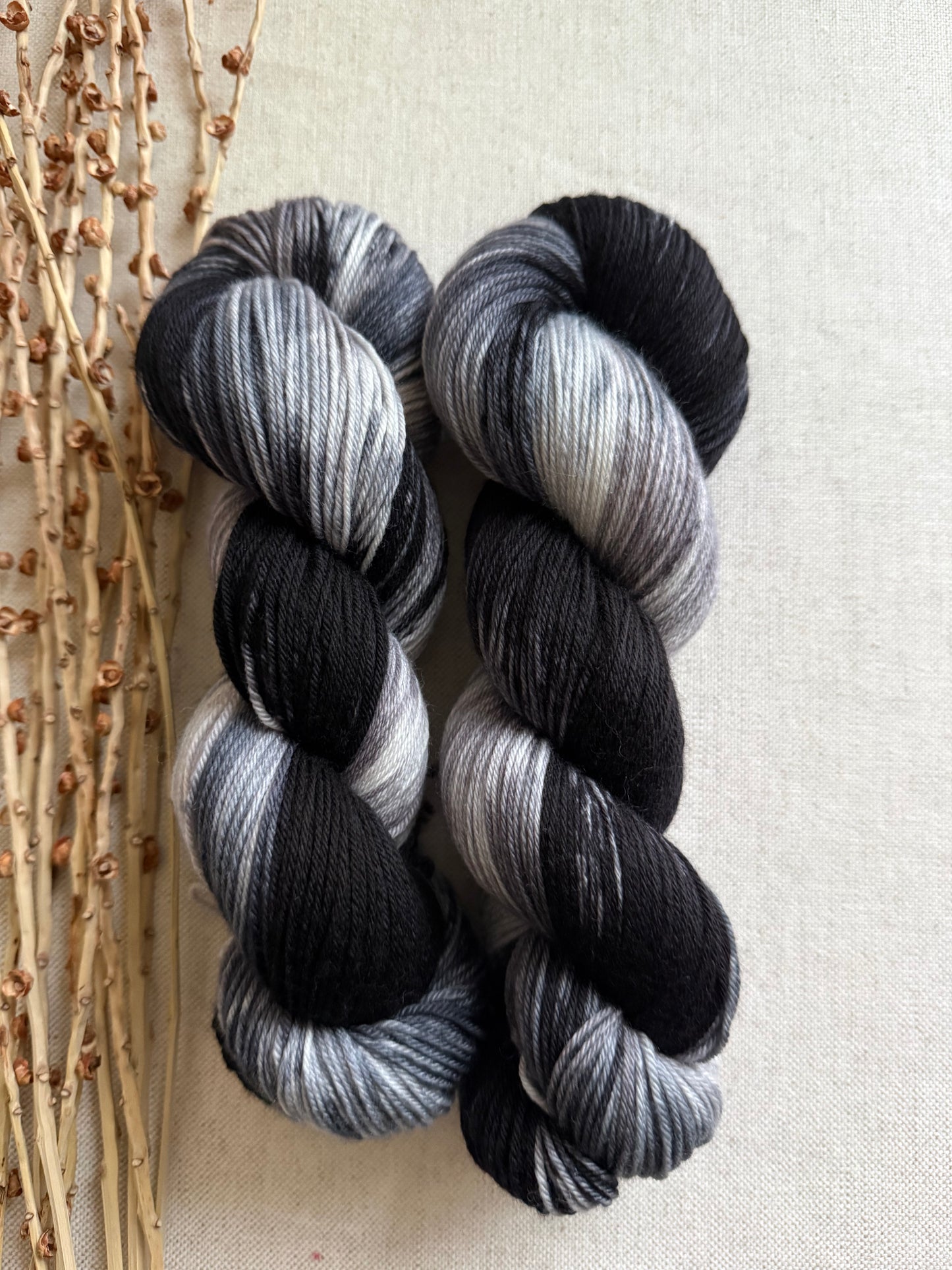 The Ink Is Black SW Merino Nylon Yarn