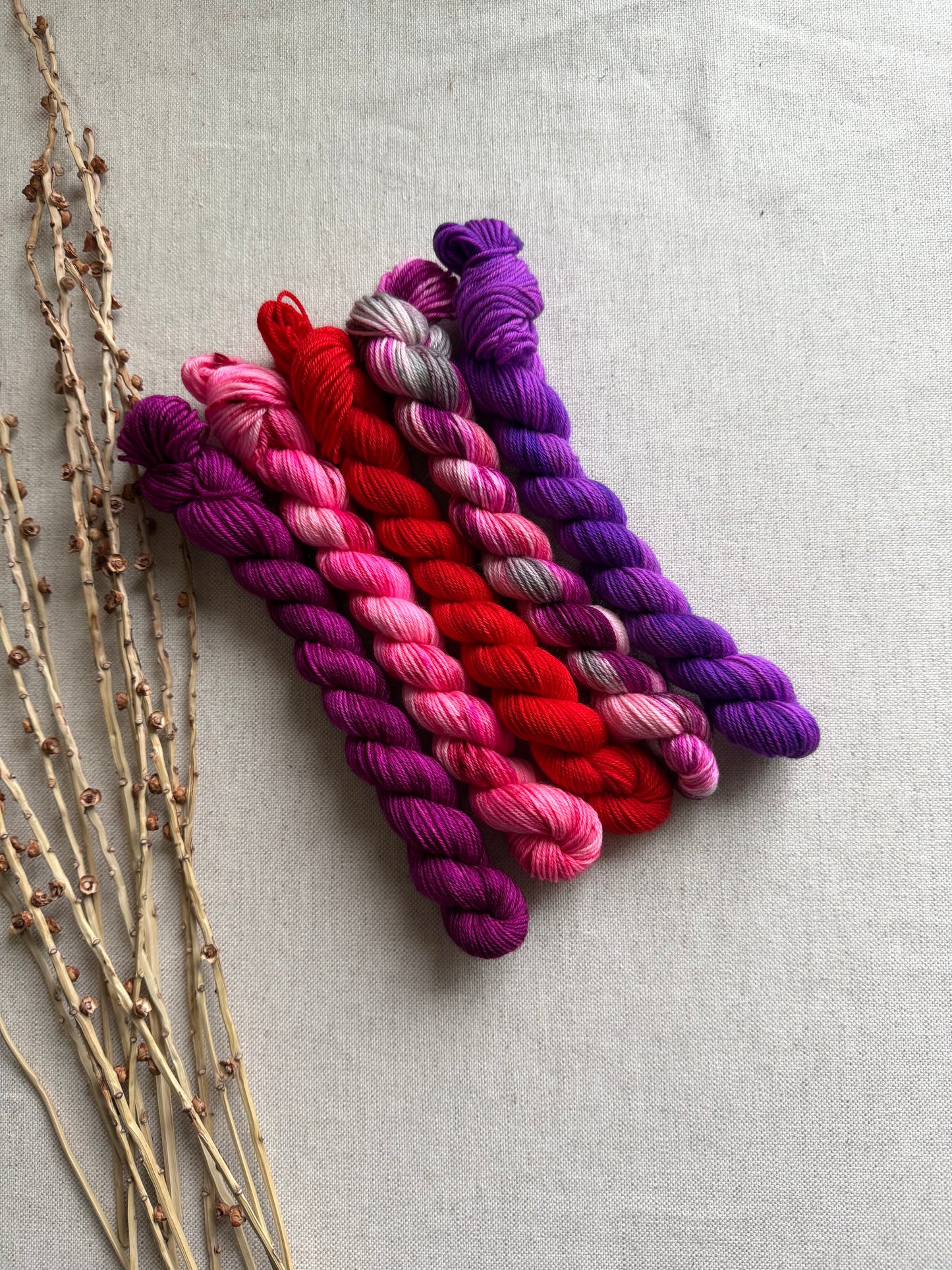 Sweet Child Of Mine - SW Merino Nylon Mini Skein Set