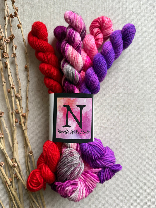 Sweet Child Of Mine - SW Merino Nylon Mini Skein Set