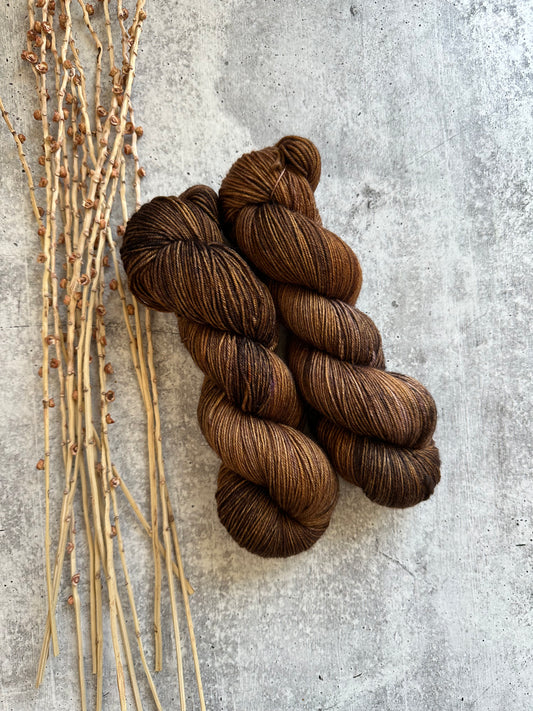 Chestnut SW Merino Nylon Yarn