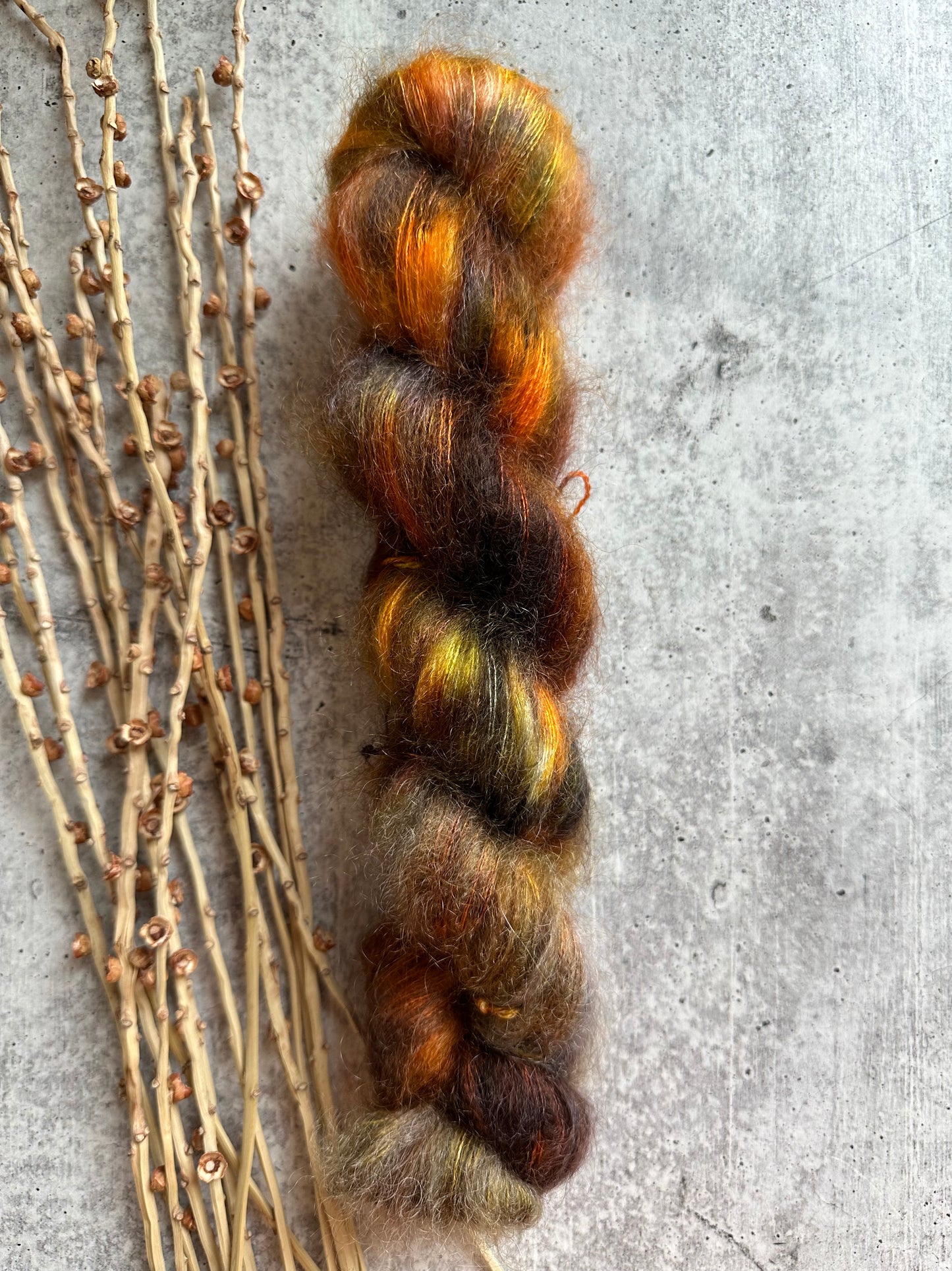 Harvest Mohair Silk Yarn