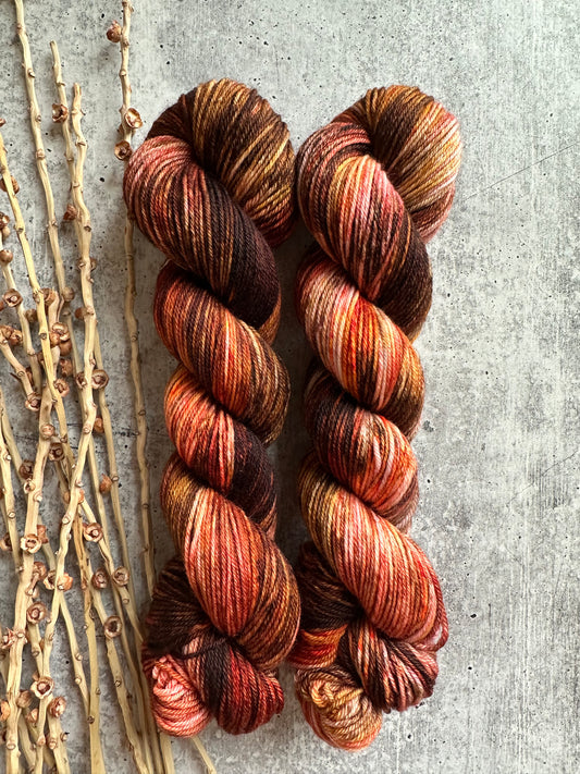 Crunchy Leaves SW Merino Nylon 50g Skein