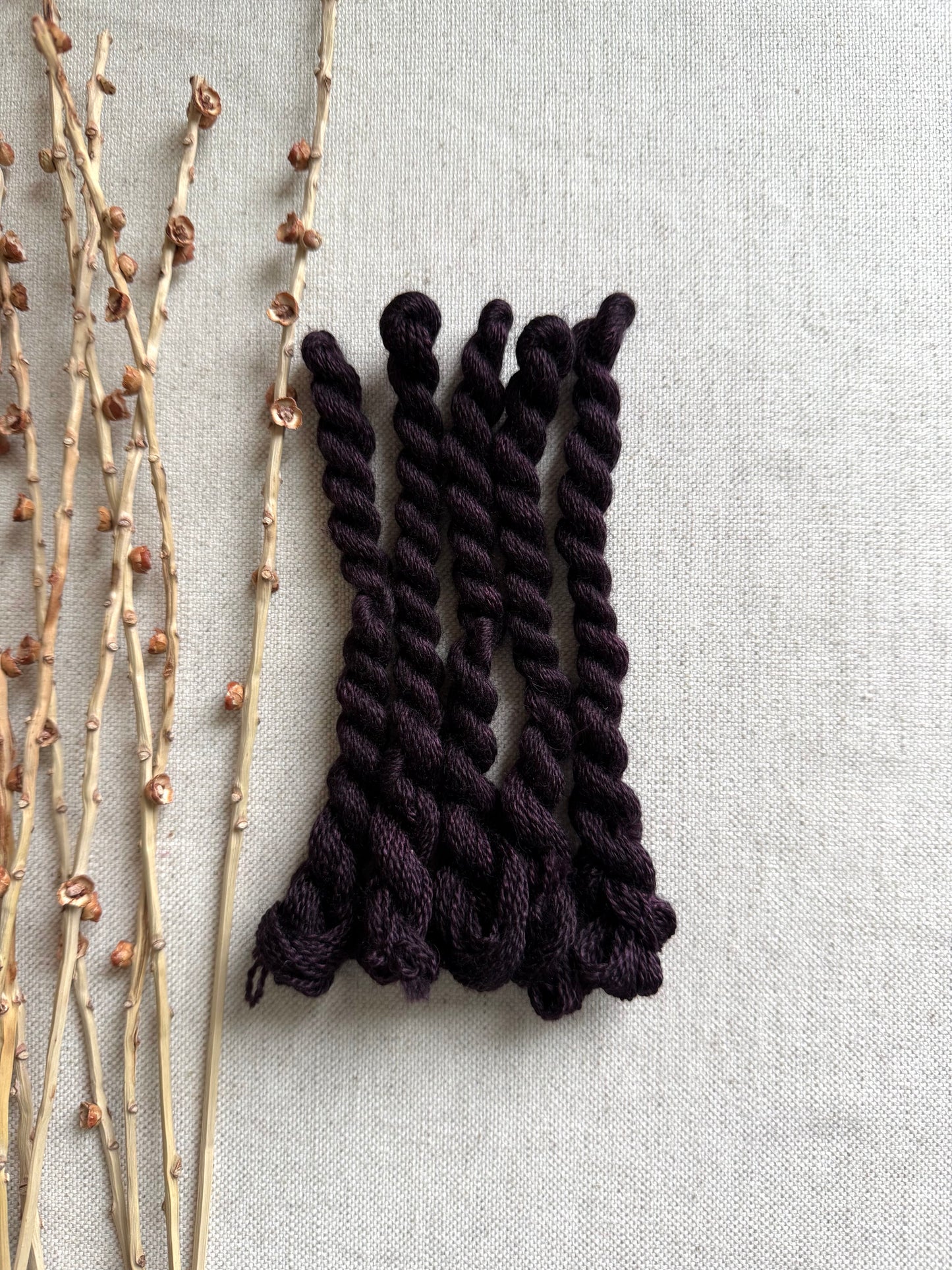 Aubergine Embroidery Thread