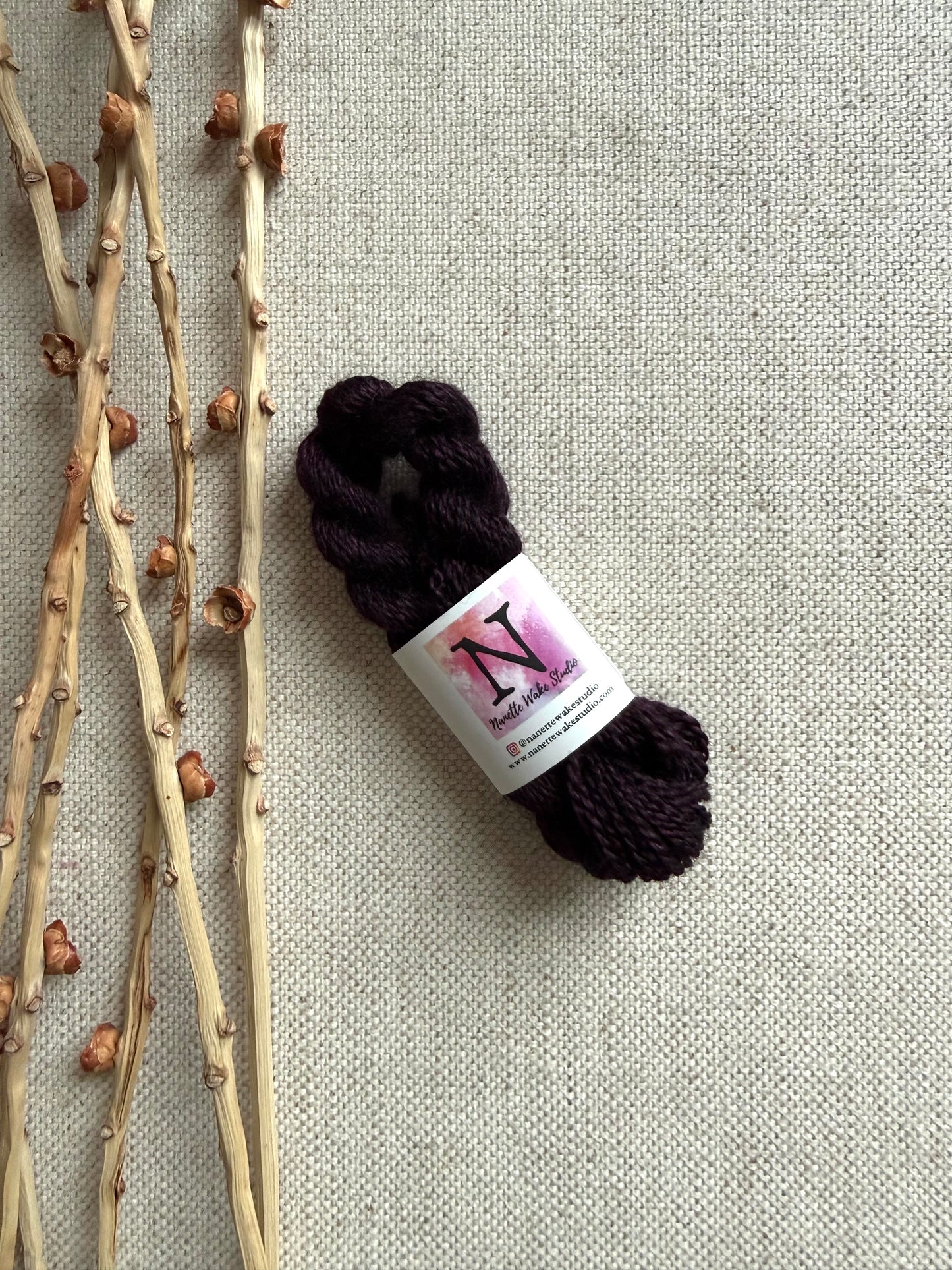 Aubergine Embroidery Thread