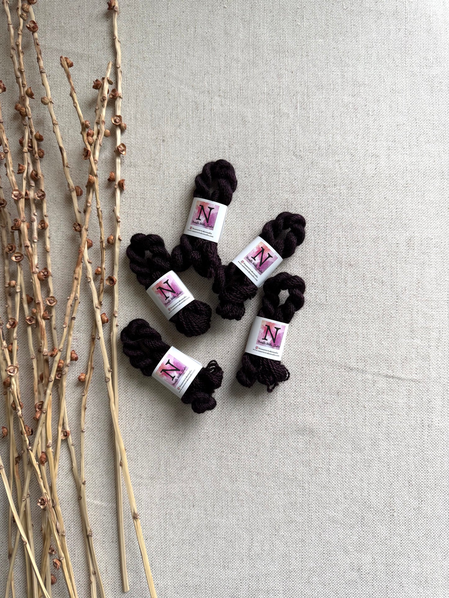 Aubergine Embroidery Thread