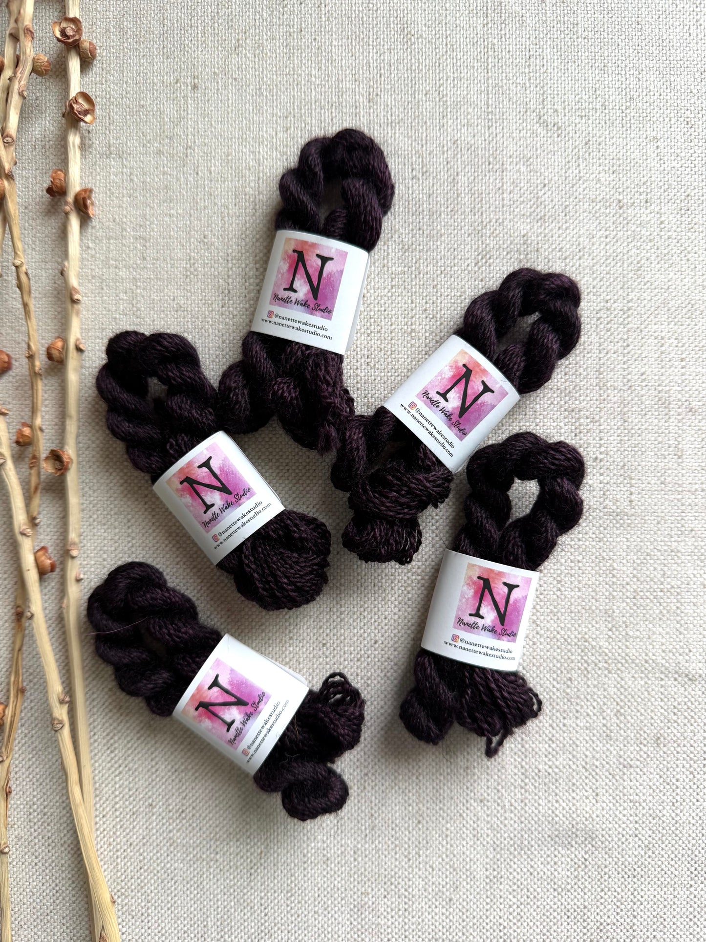 Aubergine Embroidery Thread