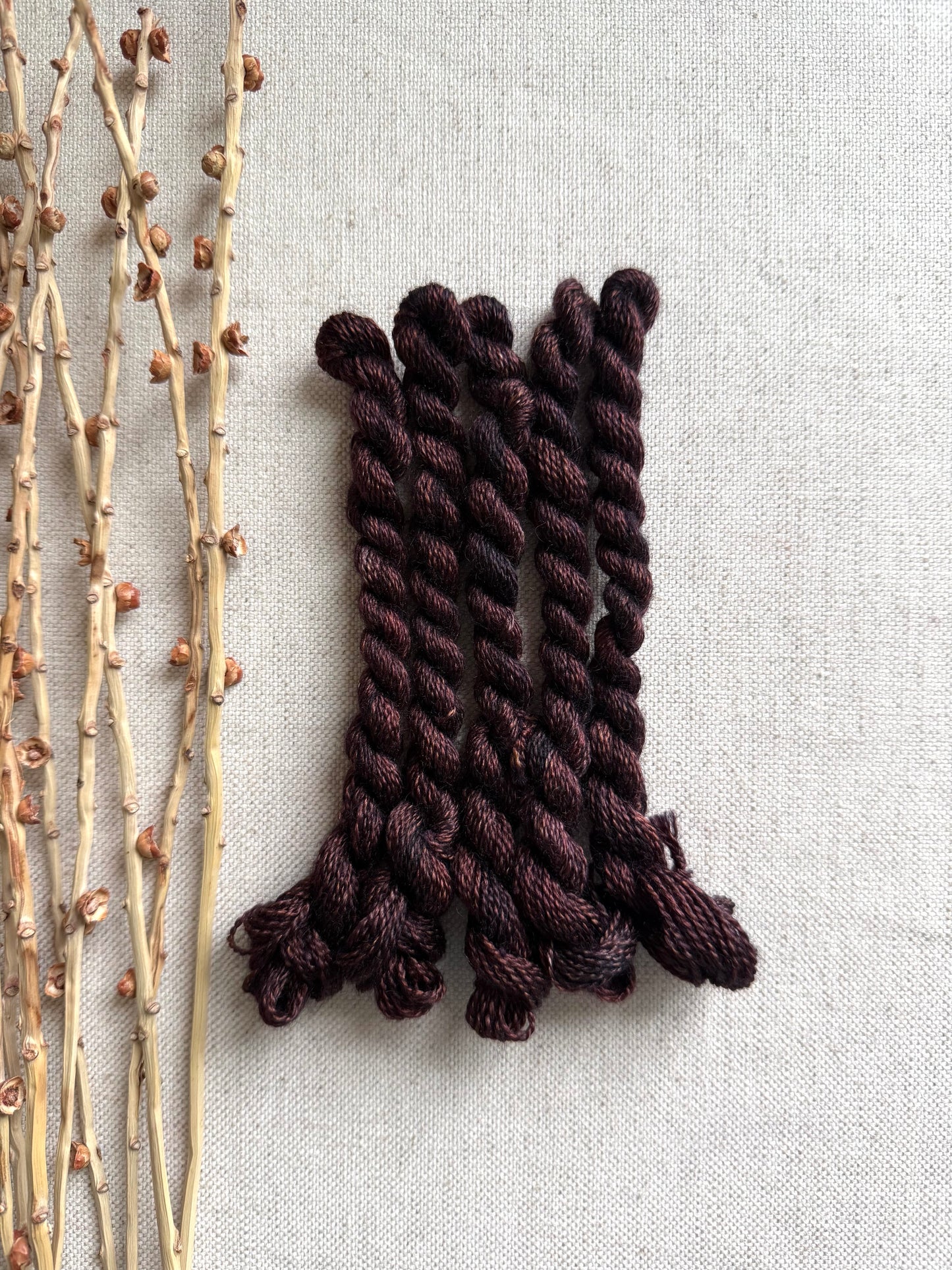 Maron Embroidery Thread