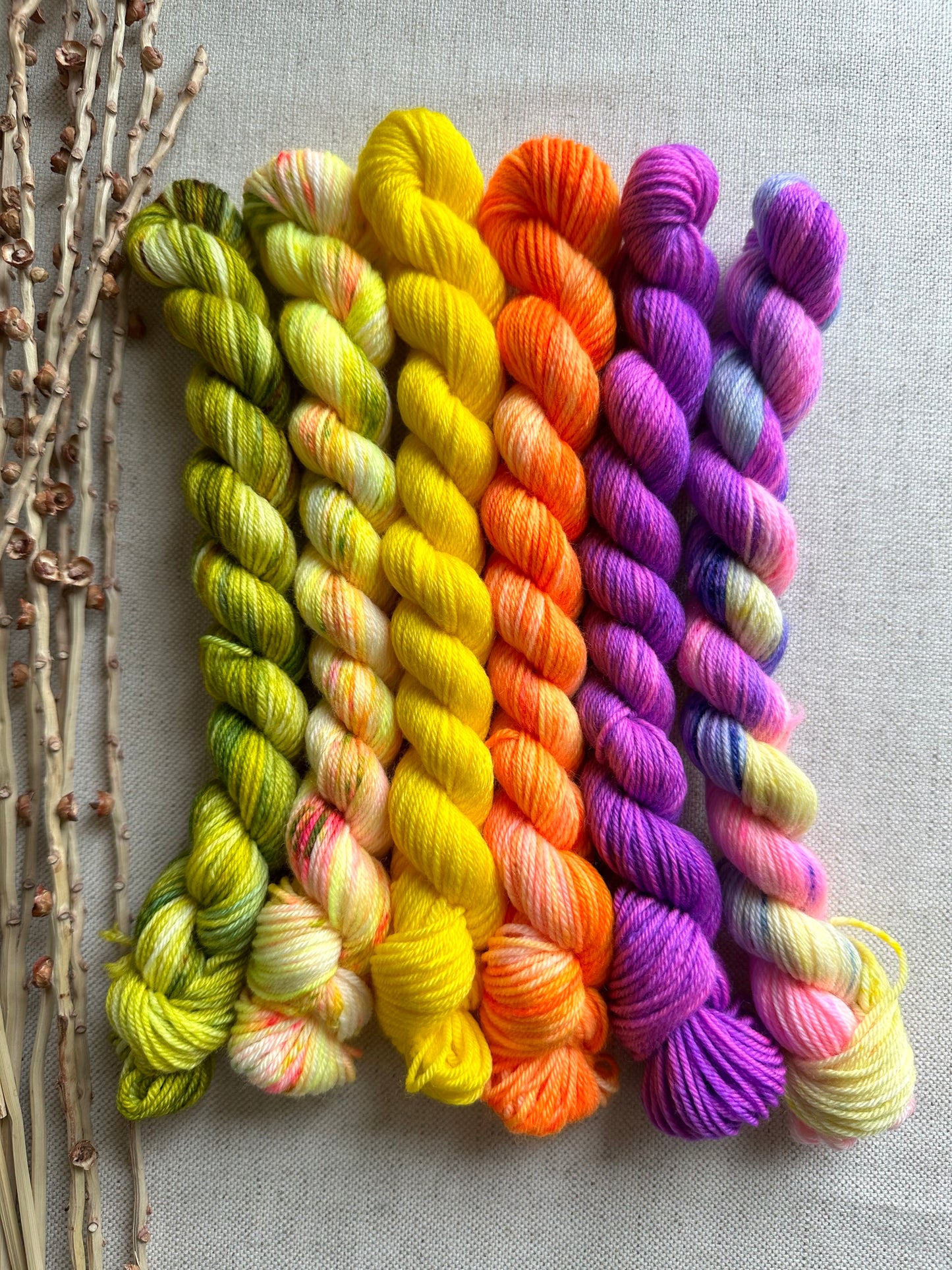 Wind Mills - SW Merino Nylon Mini Skein Set