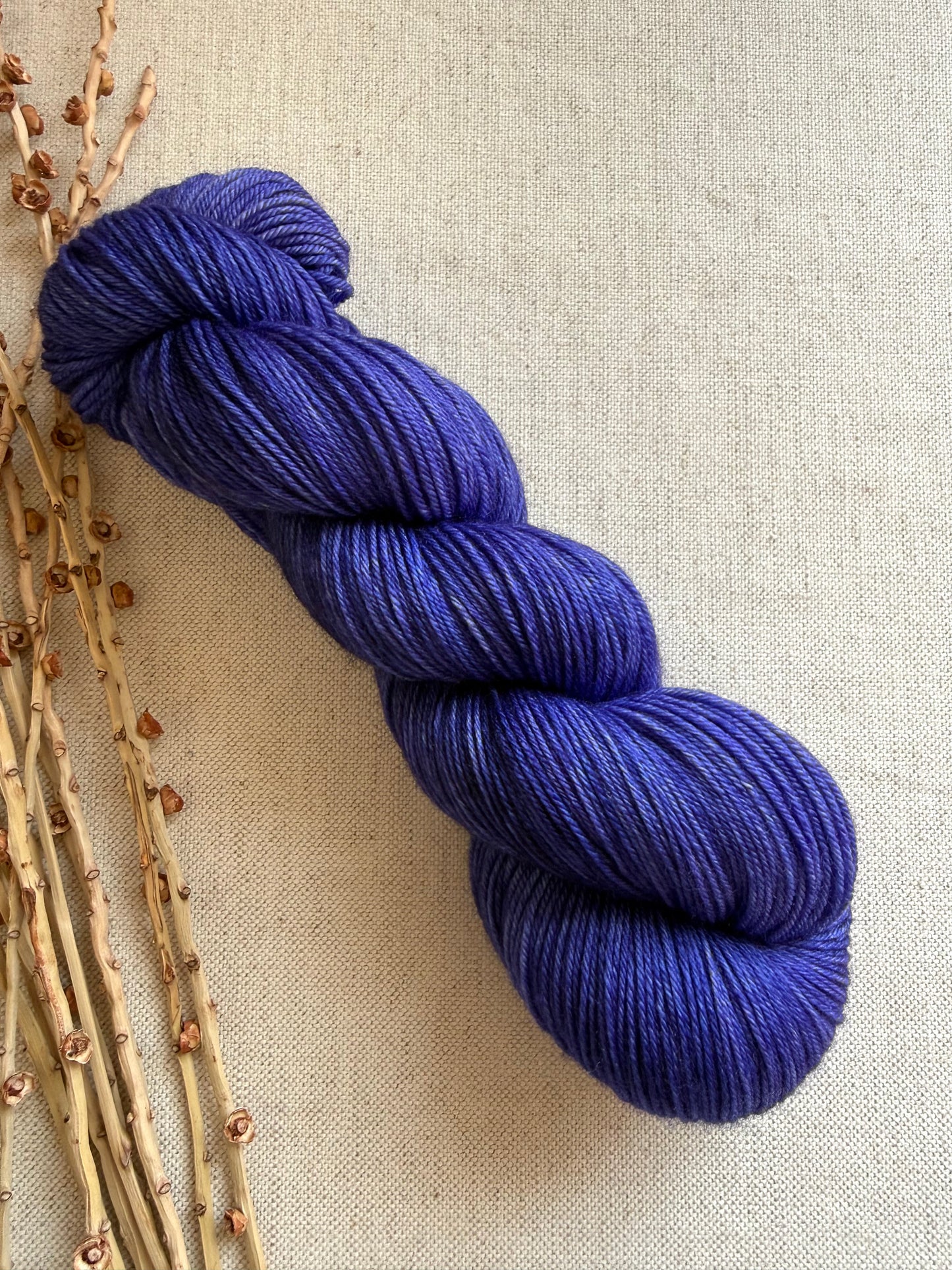 Blue Violet SW Merino Nylon Yarn