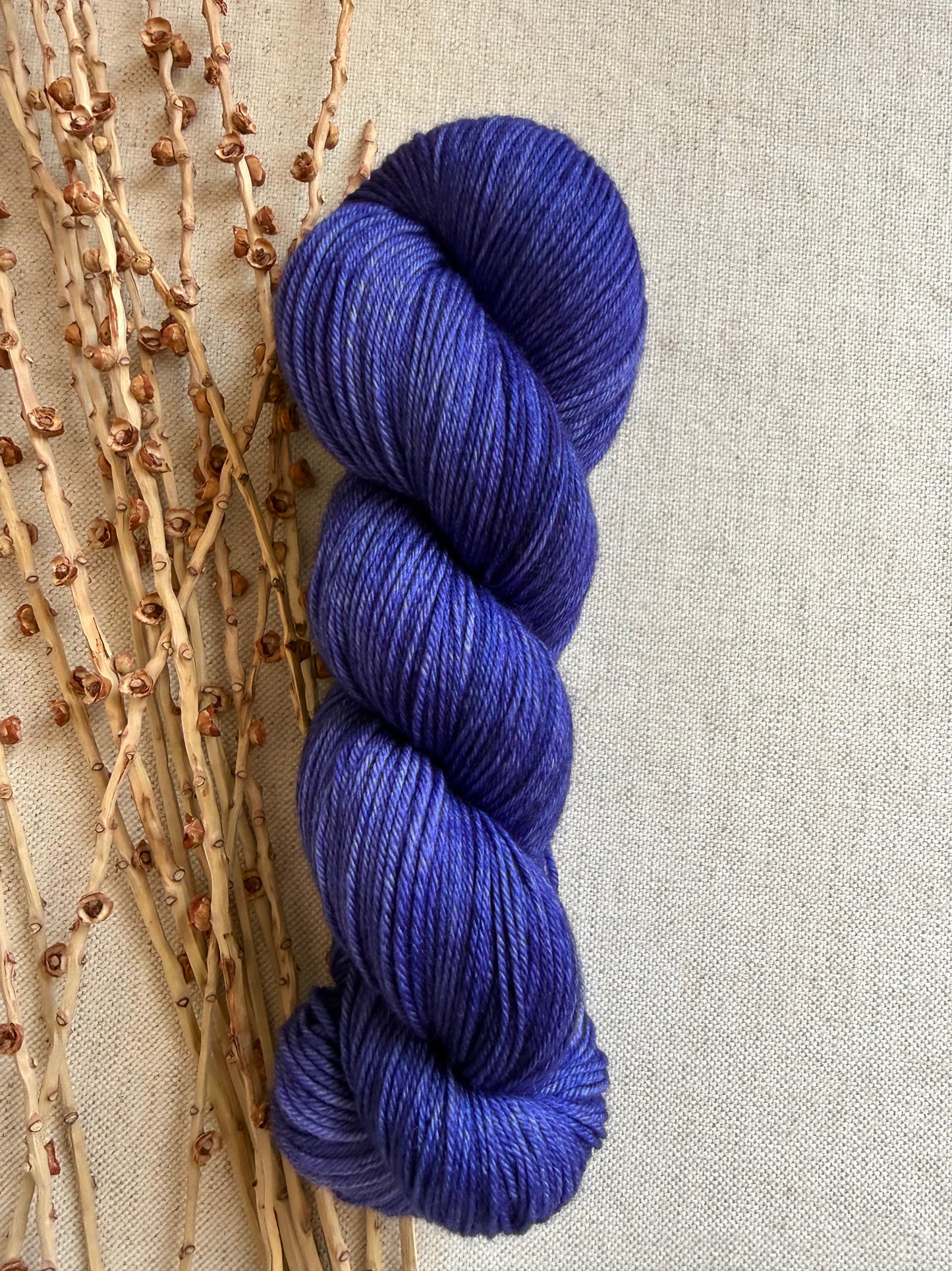 Blue Violet SW Merino Nylon Yarn