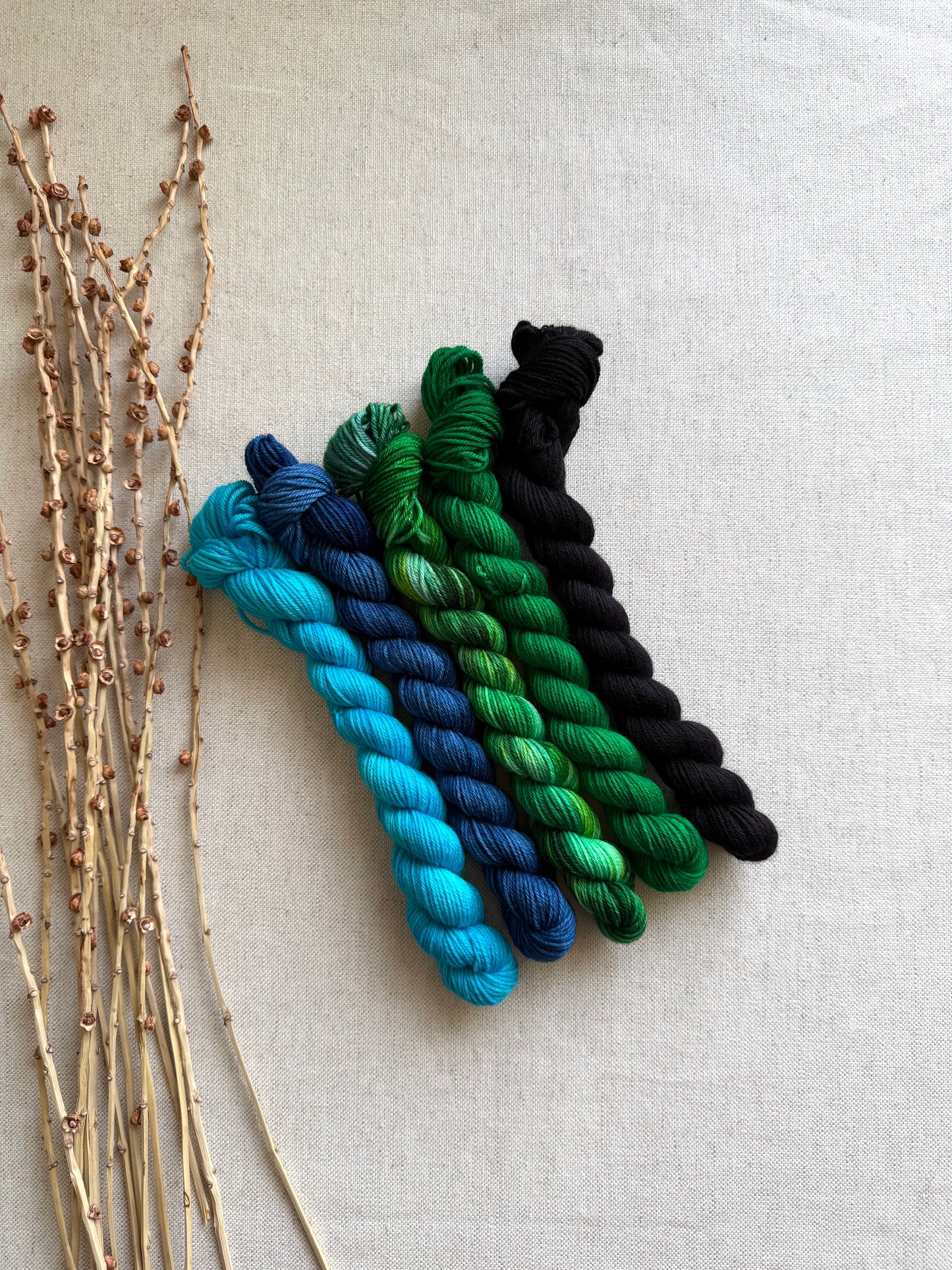 Luck of the Irish - SW Merino Nylon Mini Skein Set