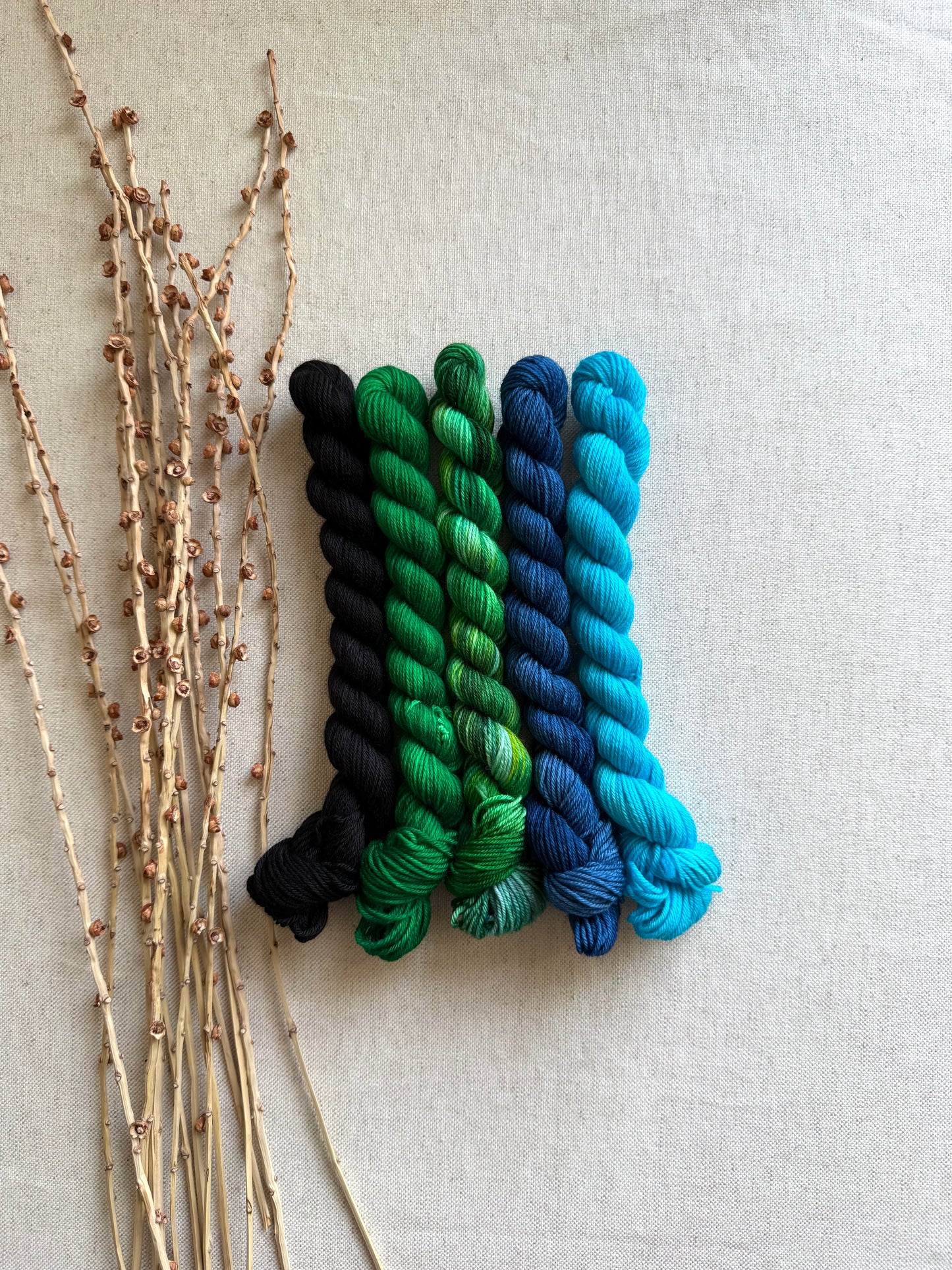 Luck of the Irish - SW Merino Nylon Mini Skein Set