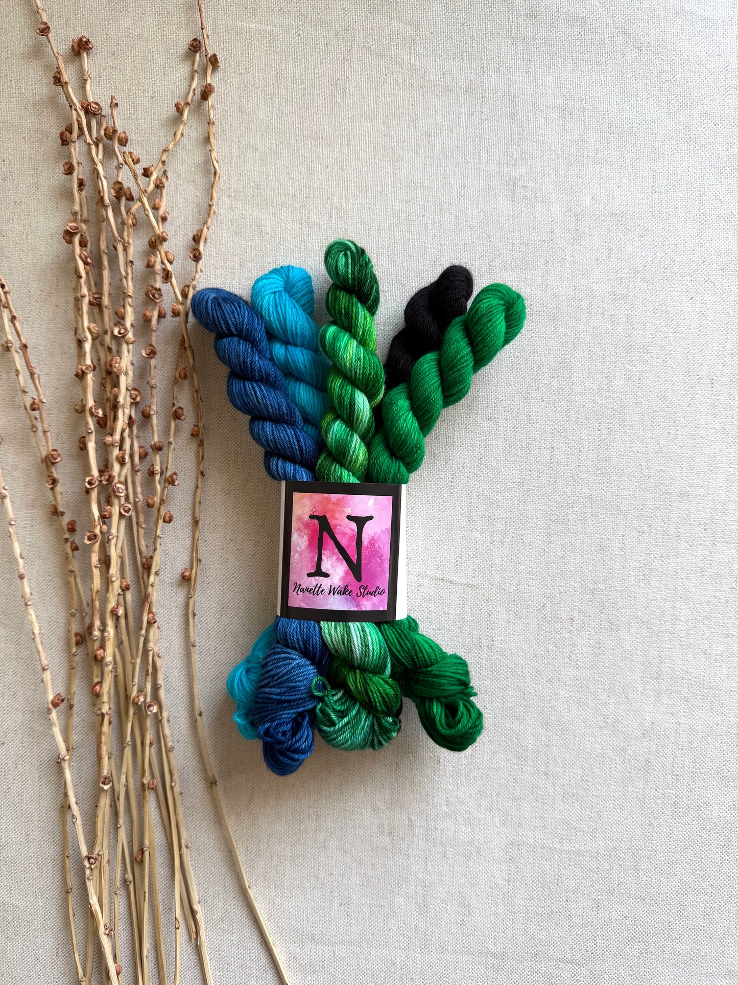 Luck of the Irish - SW Merino Nylon Mini Skein Set