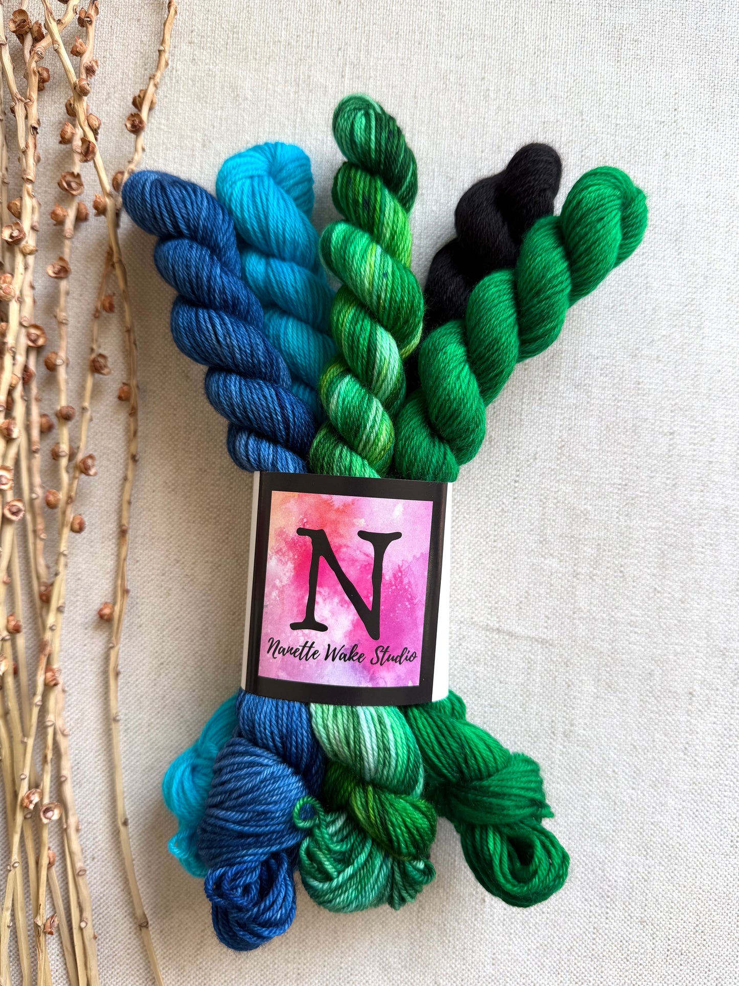 Luck of the Irish - SW Merino Nylon Mini Skein Set