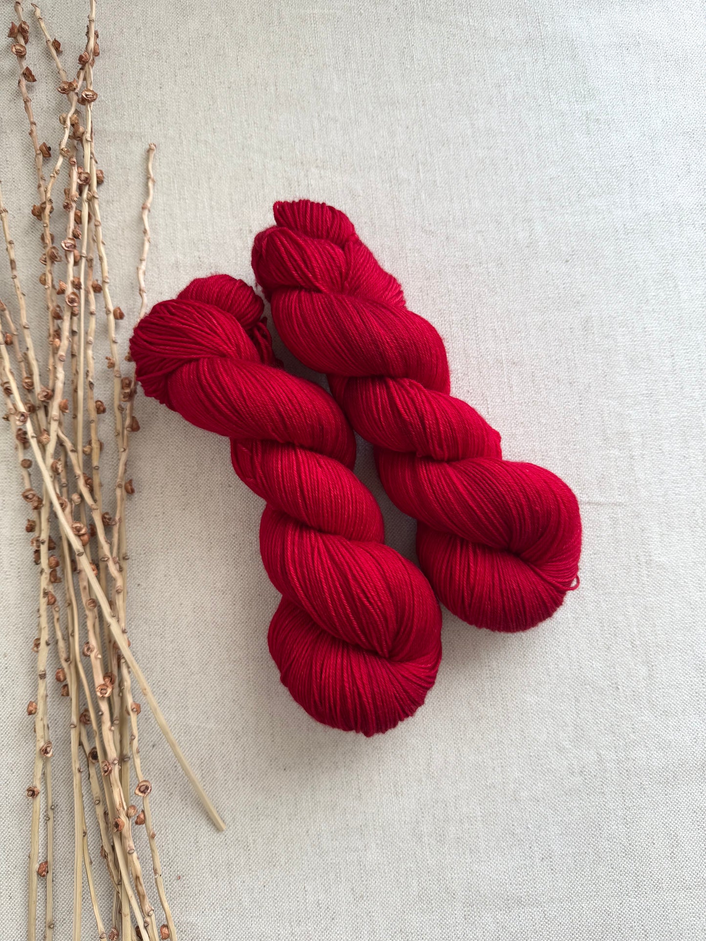 Poinsettia 100g SW Merino Nylon
