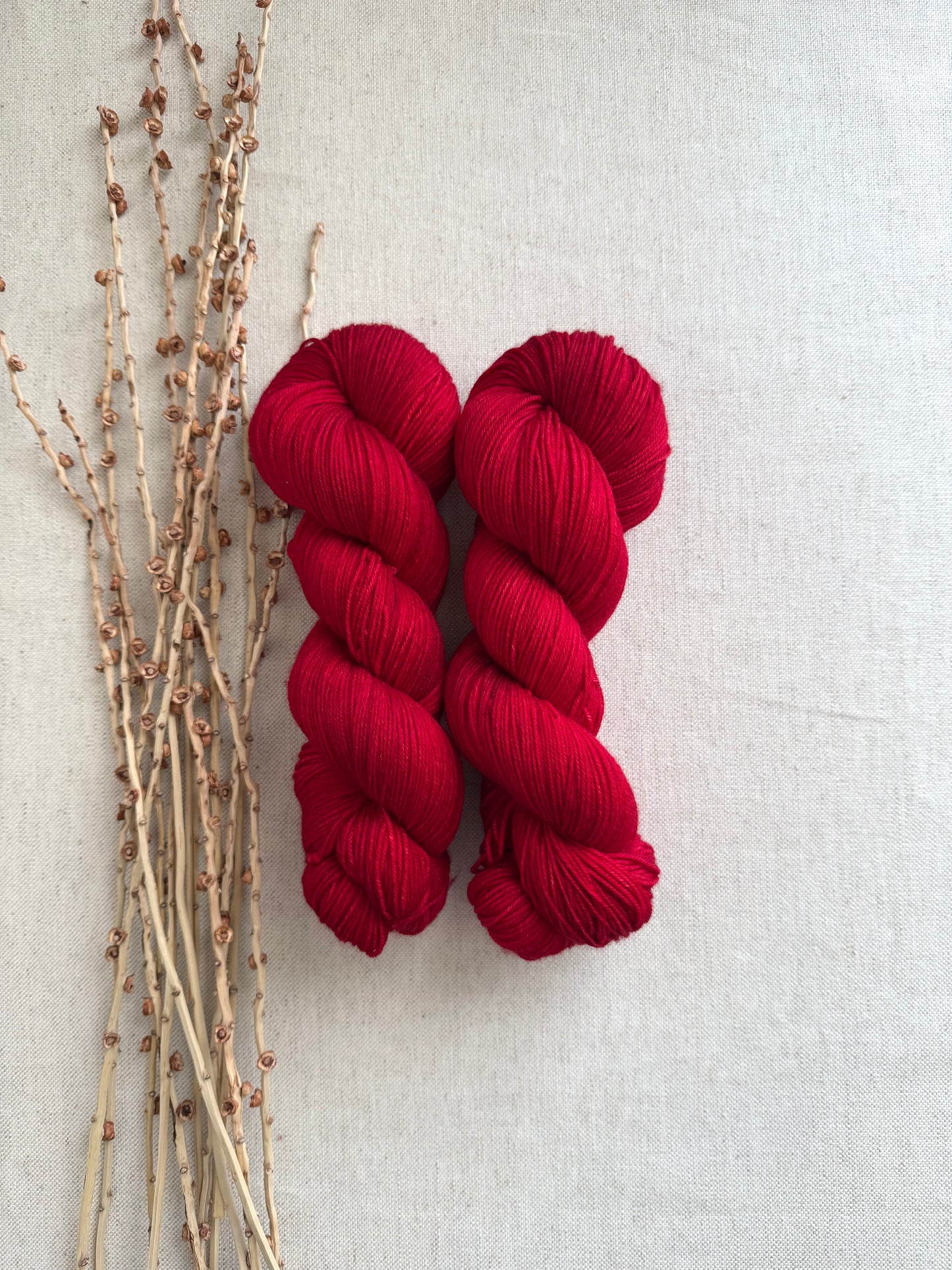 Poinsettia 100g SW Merino Nylon