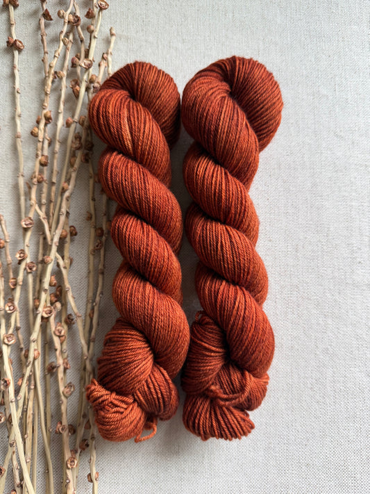 Rust SW Merino Nylon 50g Skein