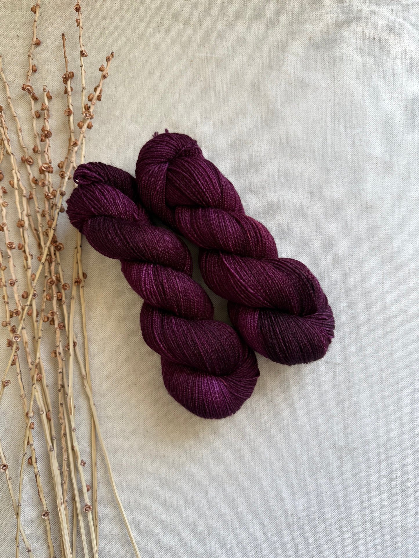 Boysenberry SW Merino Nylon 100g