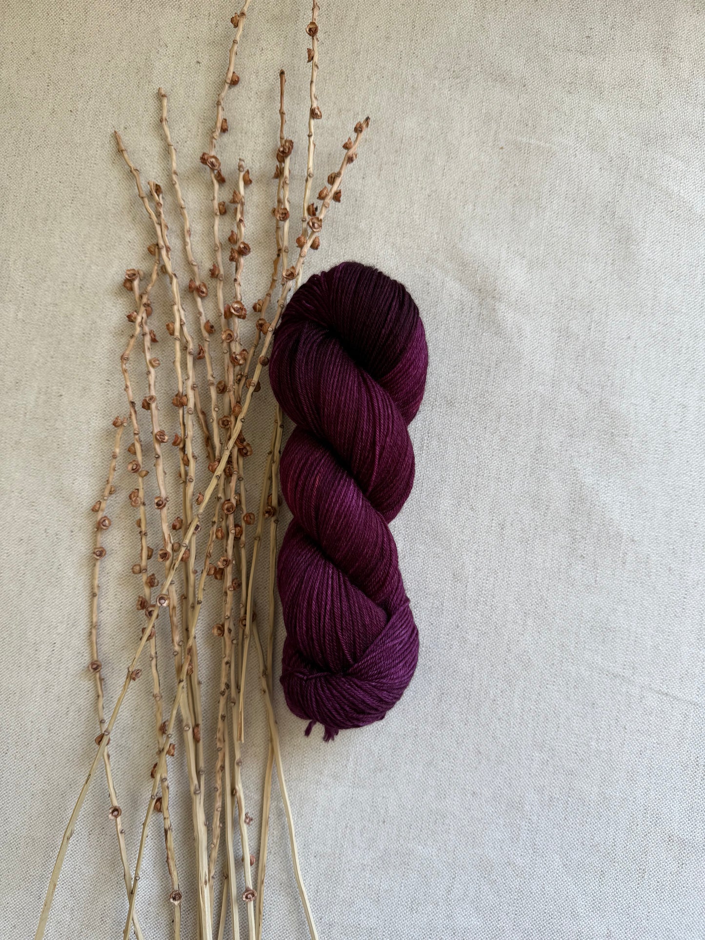 Boysenberry SW Merino Nylon 100g