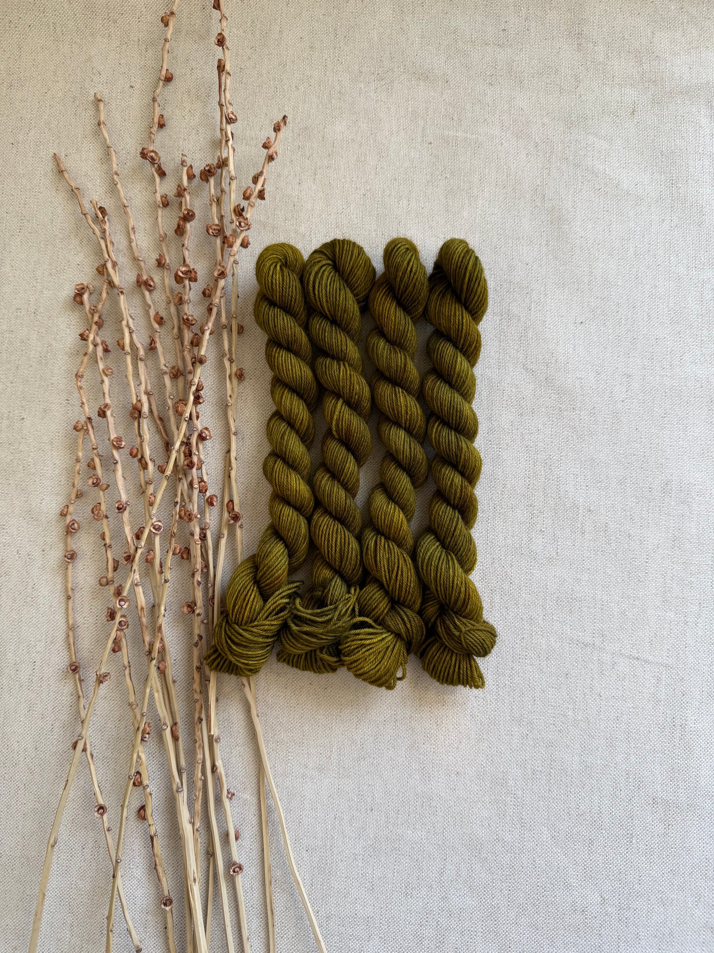 Golden Hearth - SW Wool Recycled Nylon Mini Skein