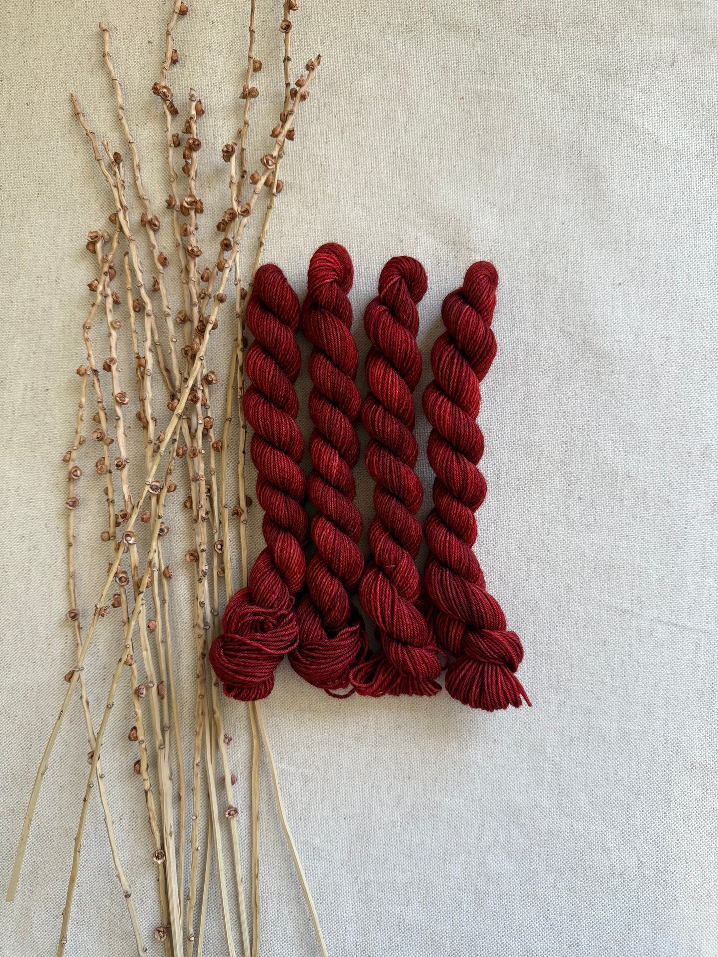 Rusty Nail - SW Wool Recycled Nylon Mini Skein