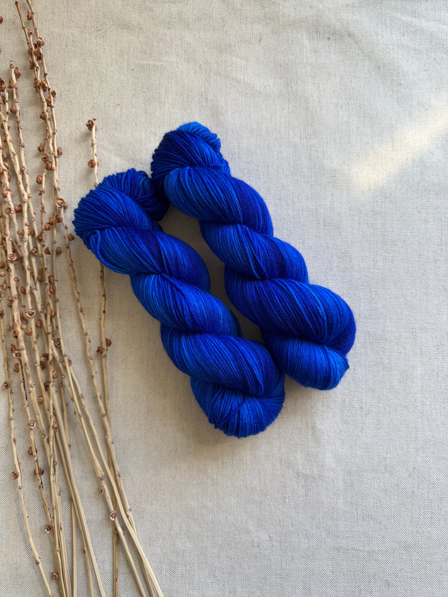 Royal Blue SW Merino Nylon Yarn