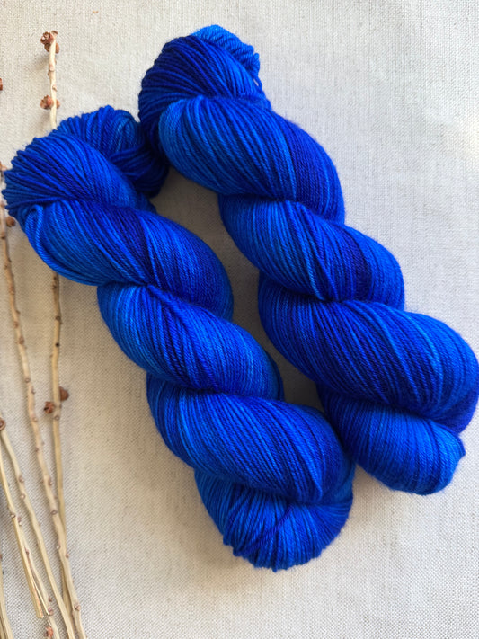 Royal Blue SW Merino Nylon Yarn