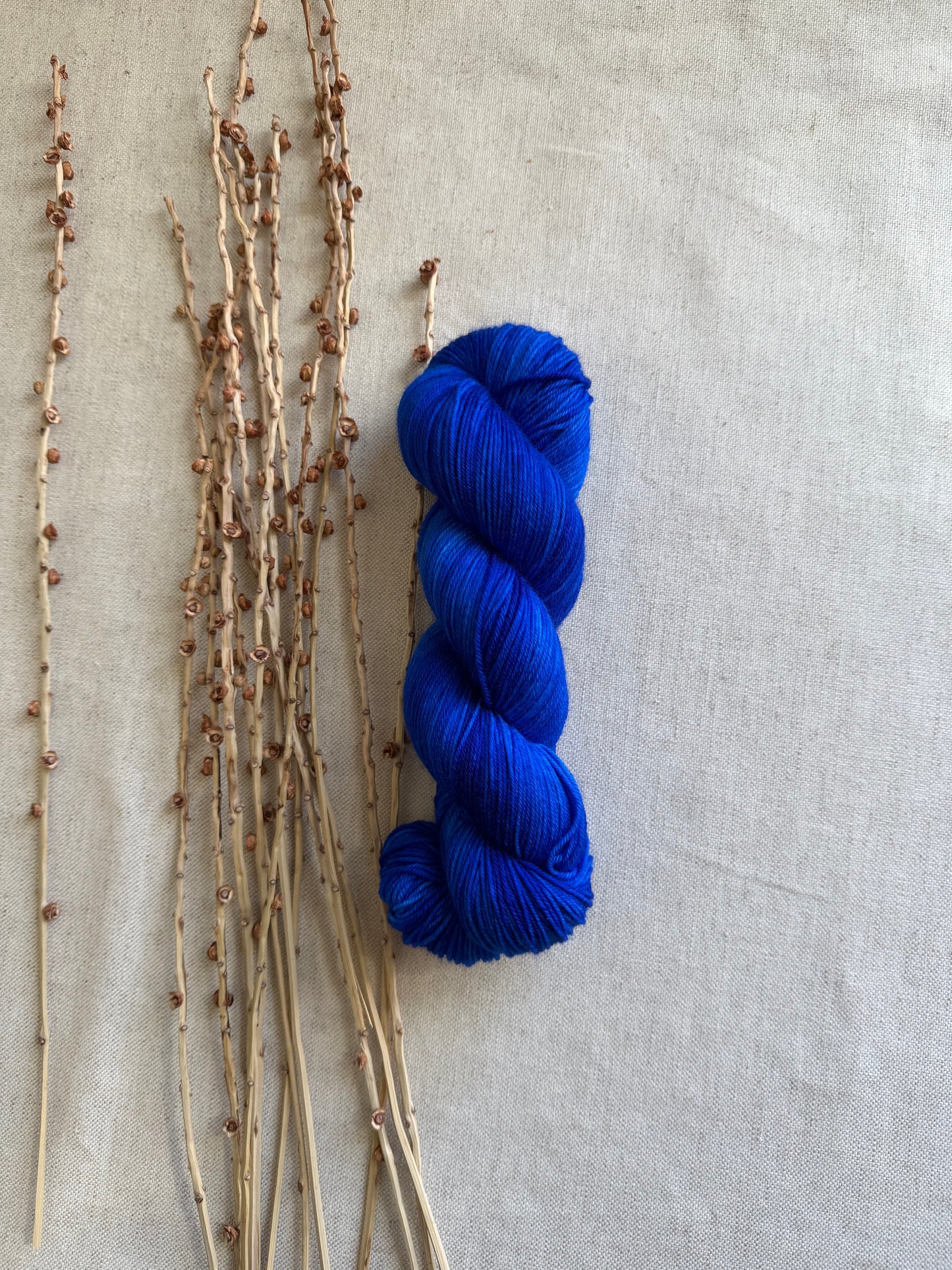 Royal Blue SW Merino Nylon Yarn